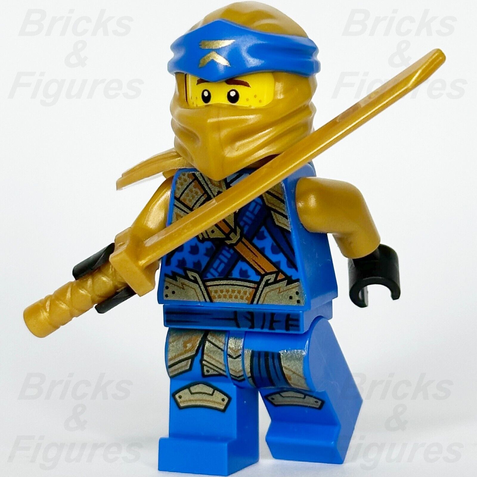 LEGO Ninjago Jay Minifigure (Golden Ninja) Crystalized 71775 71774 njo775 2