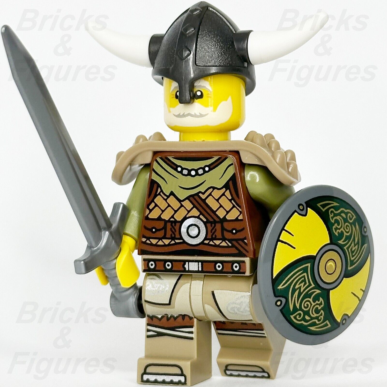 LEGO Ideas Viking Chieftain Minifigure Vikings Sword & Shield 21343 idea169 - Bricks & Figures