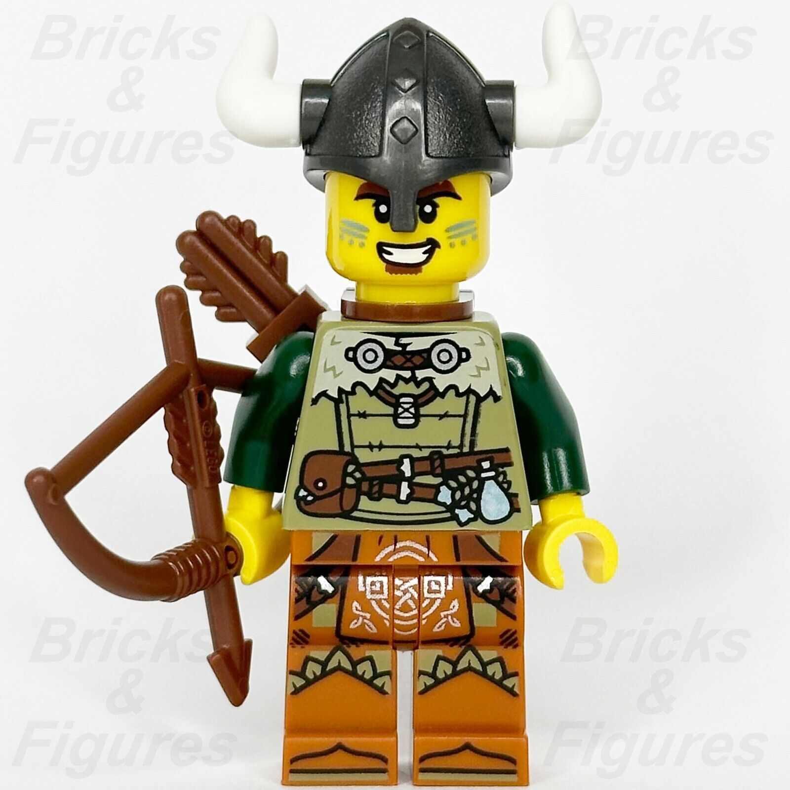 LEGO Ideas Viking Archer Minifigure Vikings Helmet, Bow & Quiver 21343 idea168 - Bricks & Figures