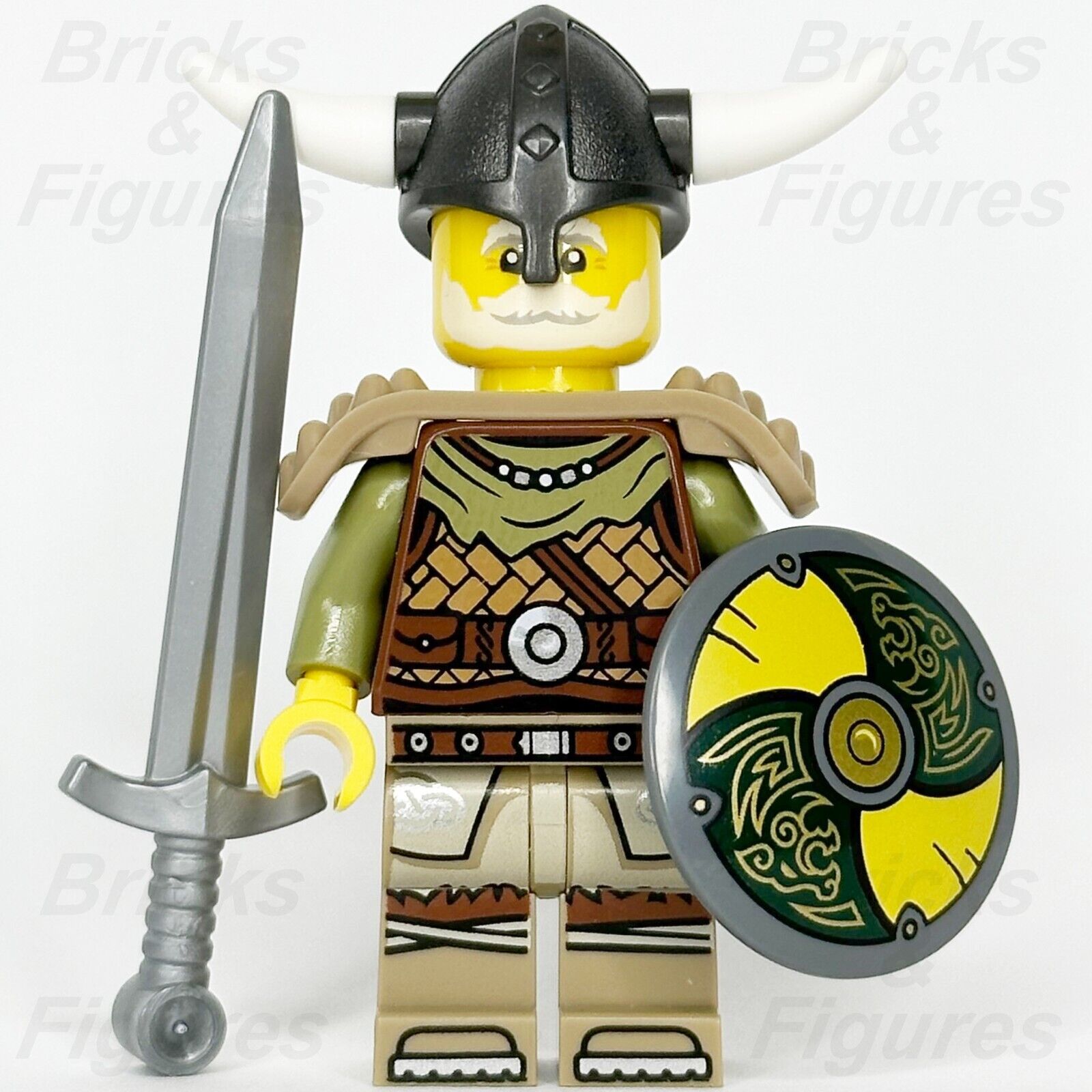 LEGO Ideas Viking Chieftain Minifigure Vikings Sword & Shield 21343 idea169 - Bricks & Figures