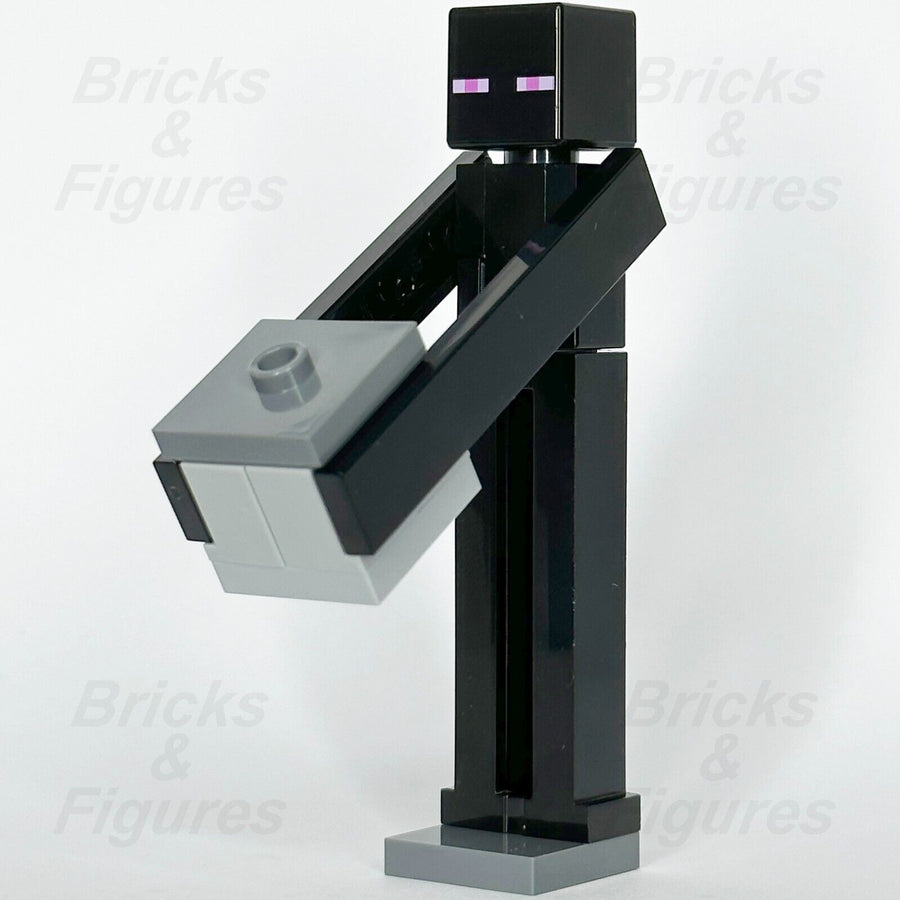 LEGO Minecraft Enderman Minifigure with Light Bluish Grey Block 662305 min151 - Bricks & Figures