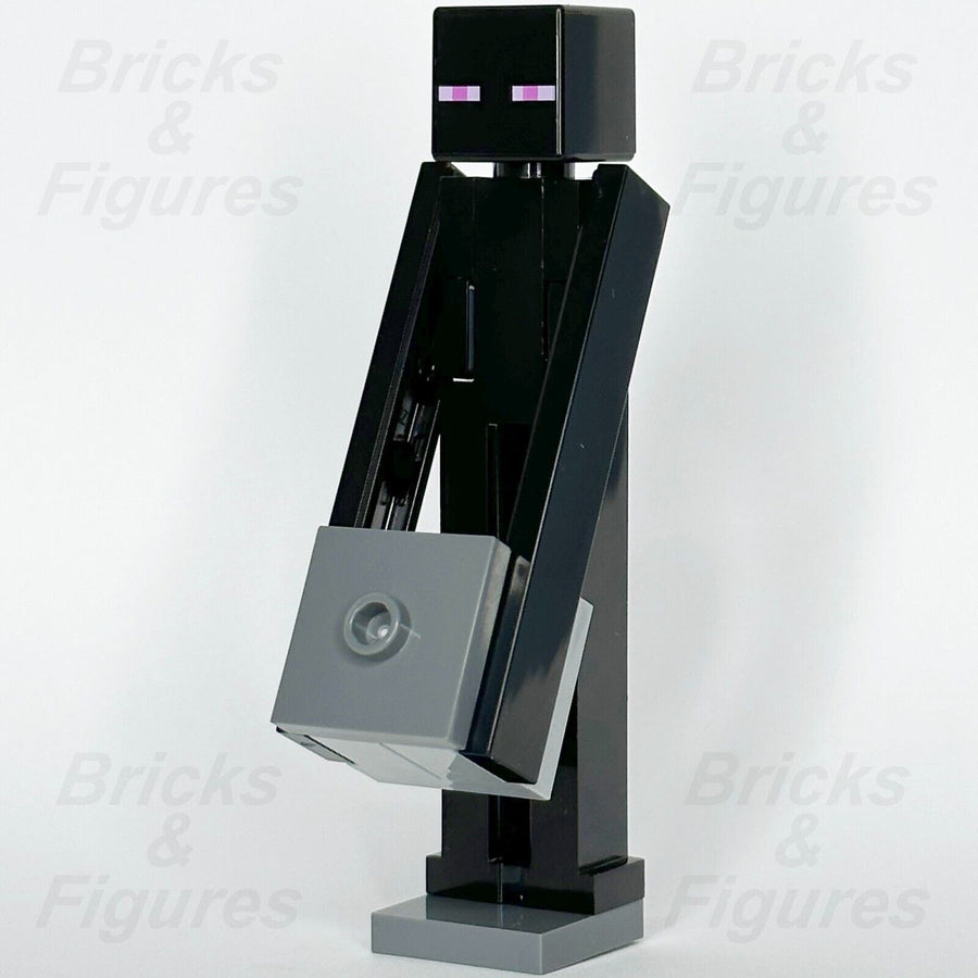 LEGO Minecraft Enderman Minifigure with Light Bluish Grey Block 662305 min151 - Bricks & Figures