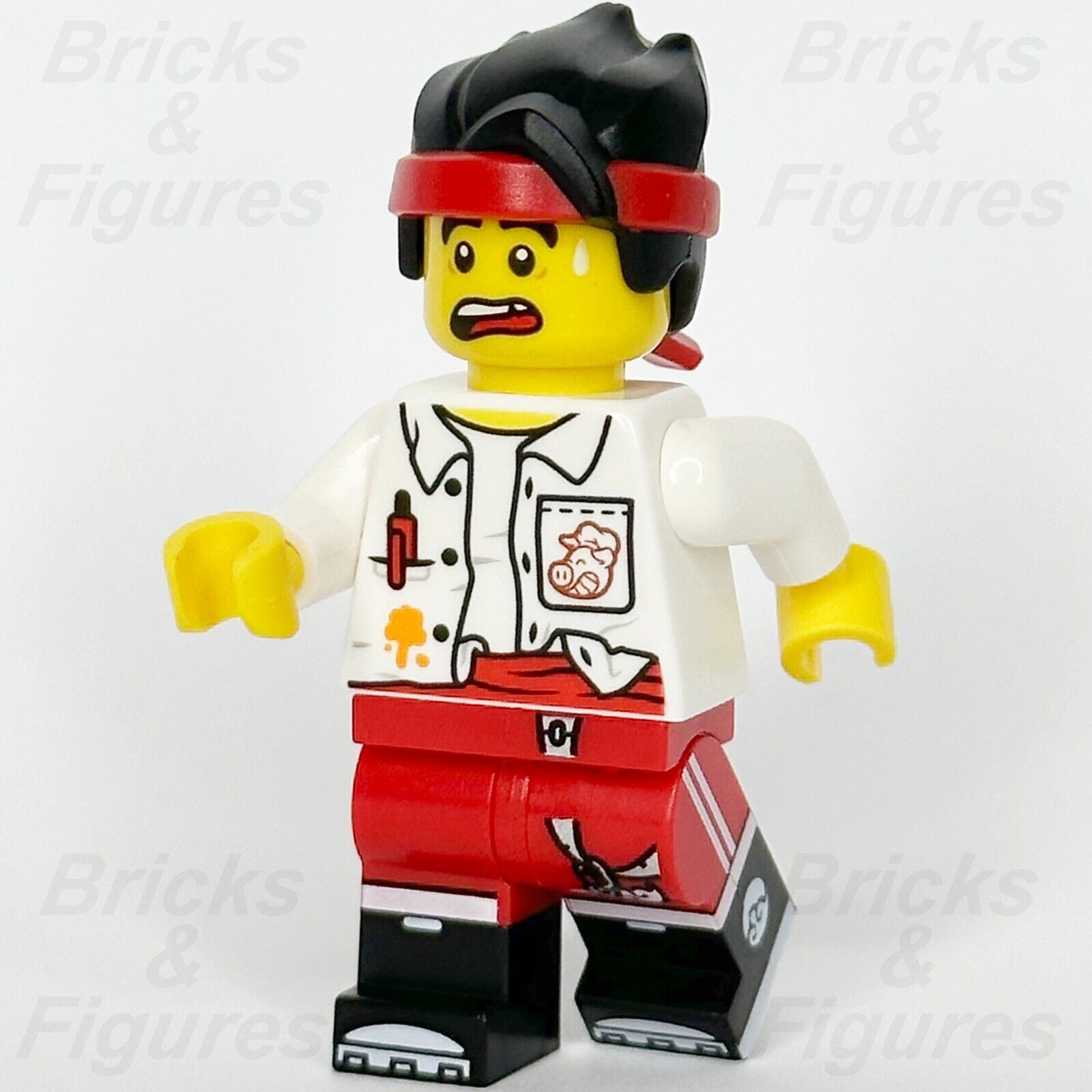 LEGO Monkie Kid Minifigure with White Shirt 80009 80011 30341 mk007 Minifig - Bricks & Figures
