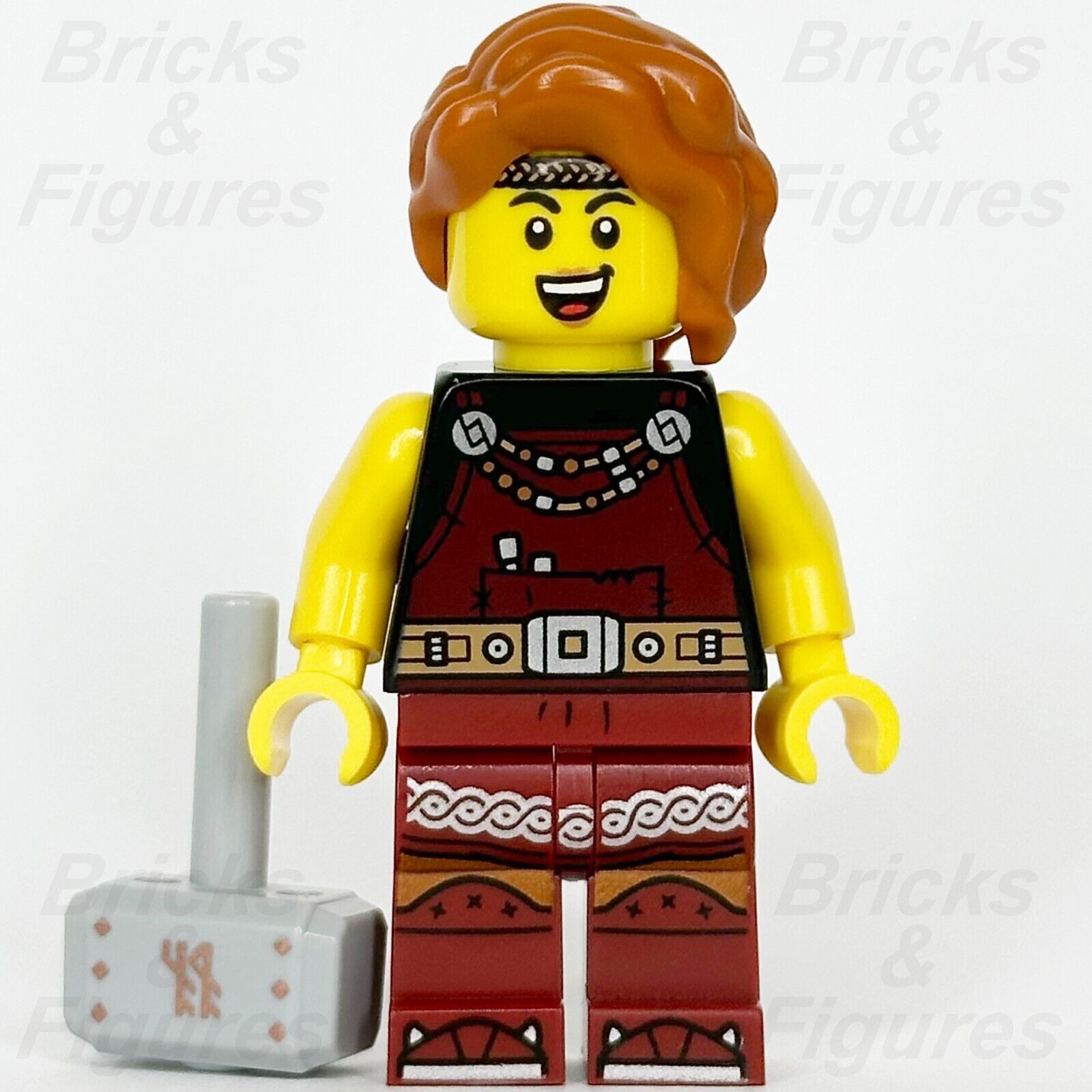 LEGO Ideas Viking Blacksmith Minifigure Vikings with Hammer 21343 idea167 - Bricks & Figures