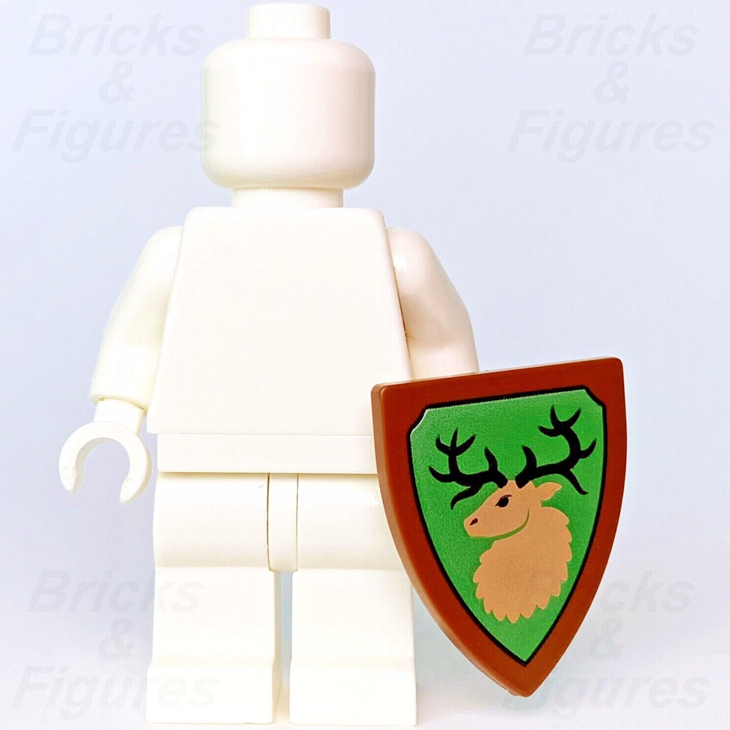 Castle LEGO Forestmen Shield Minifigure Weapon Part Triangular 40567 10305 New - Bricks & Figures