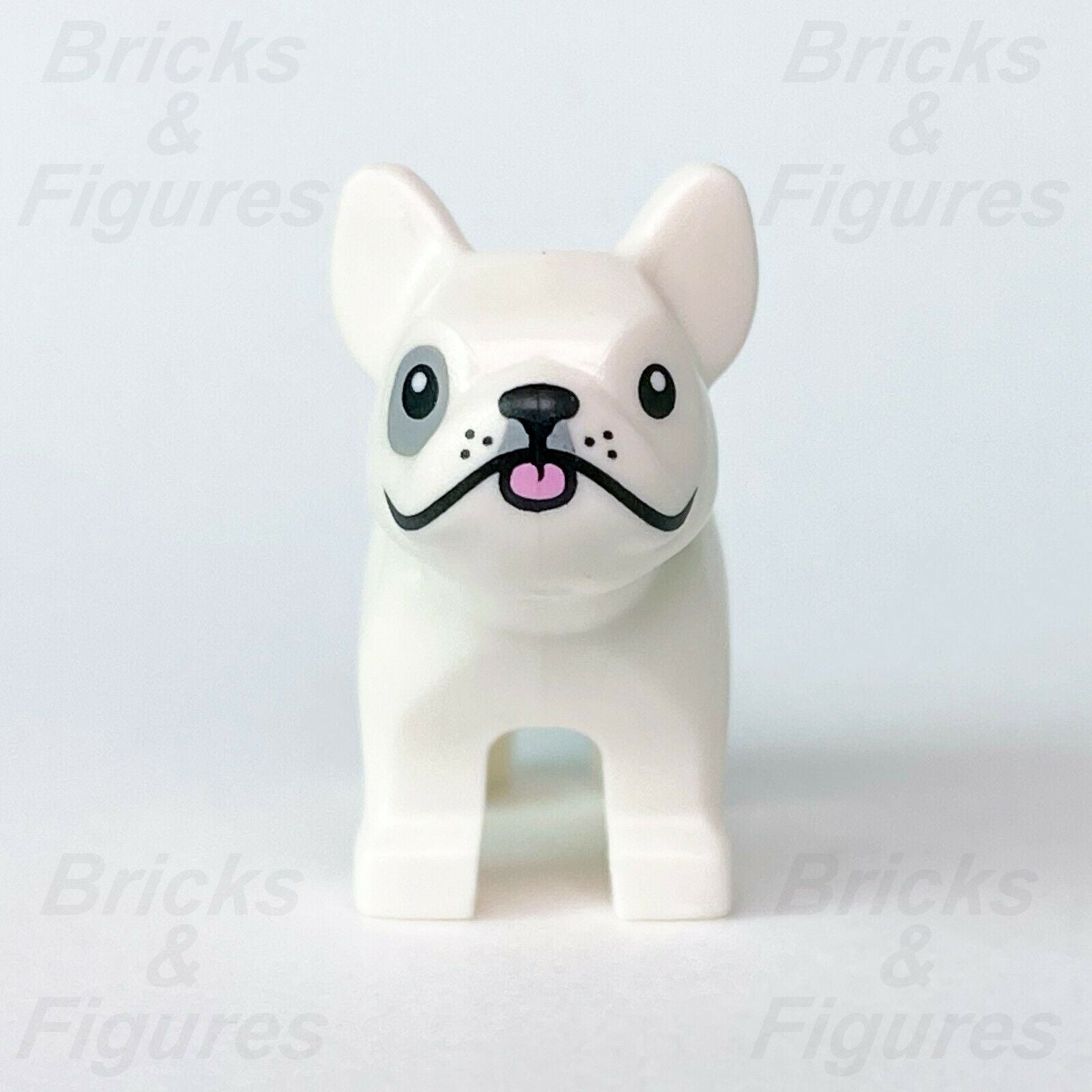 Collectible Minifigures LEGO French Bulldog Eye Patch Dog Animal Part 71025 - Bricks & Figures
