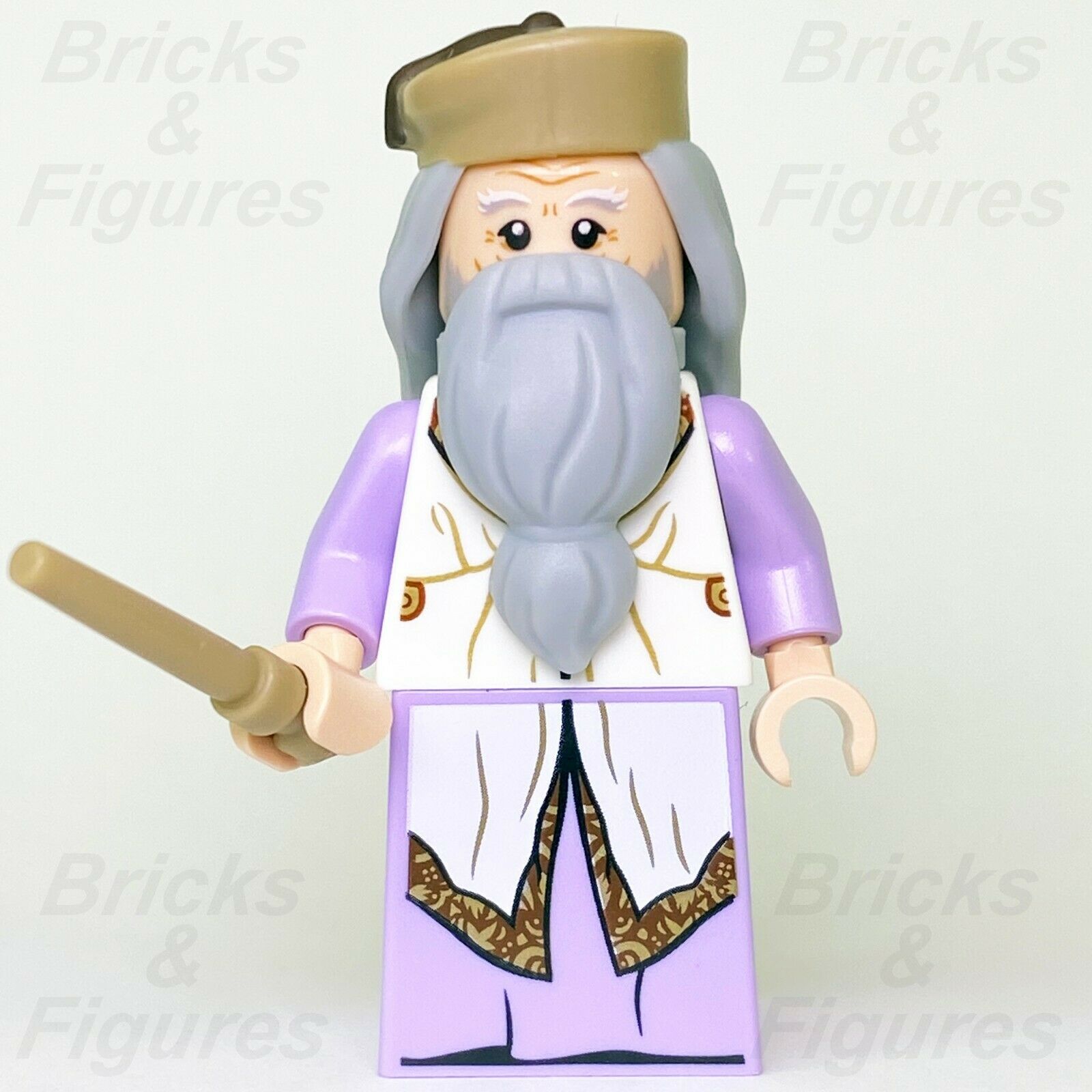 Harry Potter LEGO Albus Dumbledore Goblet of Fire Wizard Minifig 75948 Genuine - Bricks & Figures