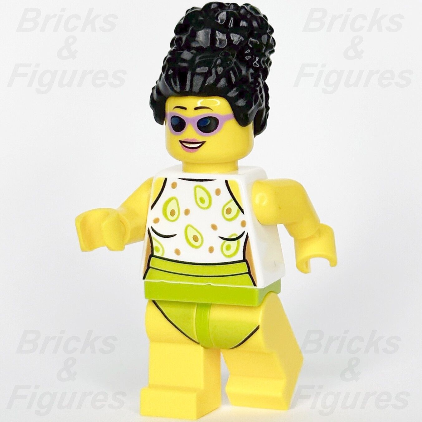 LEGO Beach Tourist Minifigure Female Town City Recreation 60328 cty1387 New - Bricks & Figures