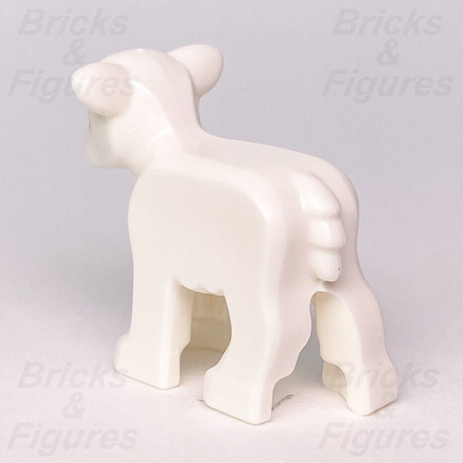 LEGO Lamb Baby Sheep White City Town Farm Animal Part Minifigure 60346 Genuine - Bricks & Figures