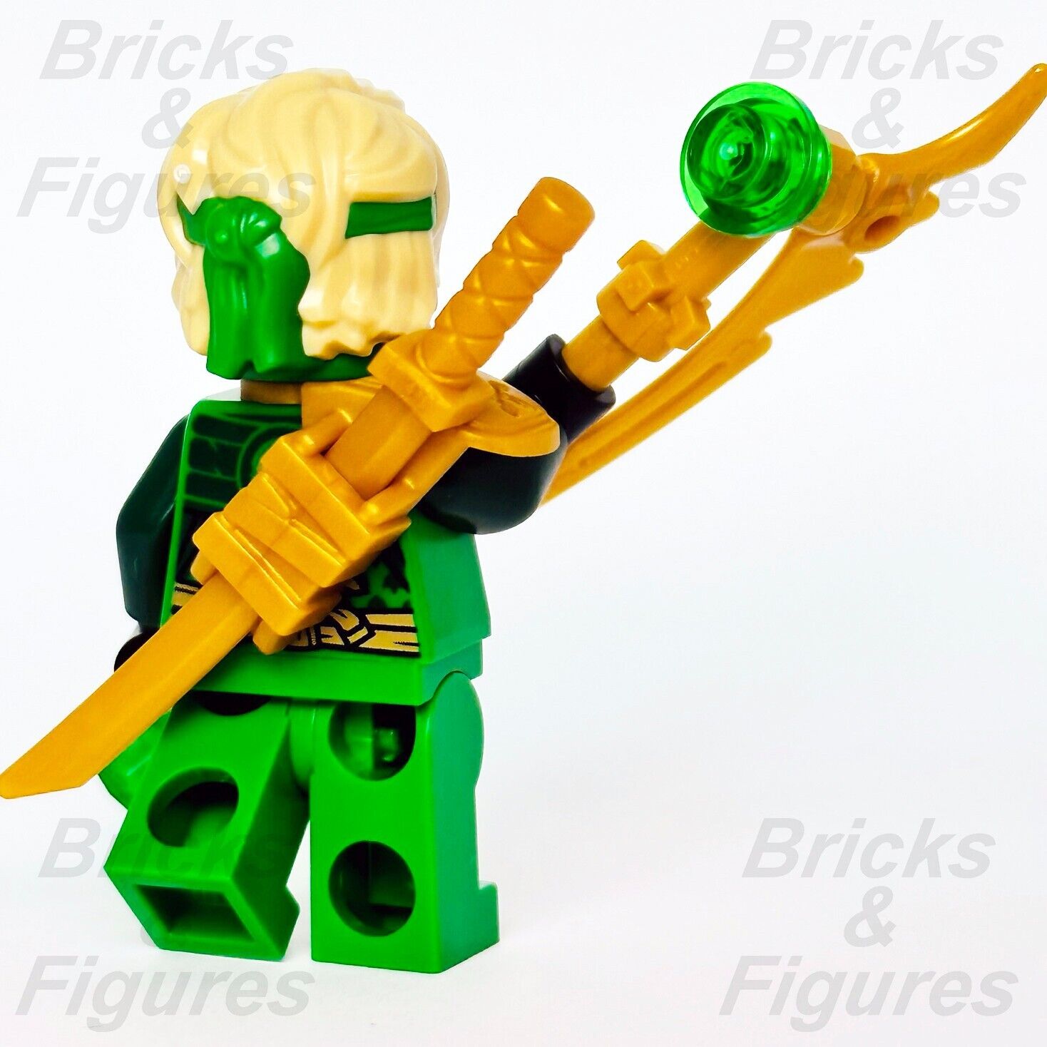 LEGO Lloyd Garmadon Ninjago Crystalized Minifigure Green Ninja 892292 njo785 - Bricks & Figures