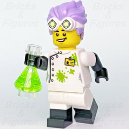 LEGO Mad Scientist with Green Potion Bottle Build-A-Minifigure (BAM) 2022 New - Bricks & Figures