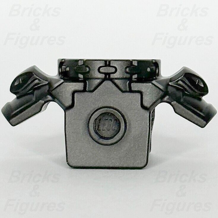 LEGO Minifigure Breastplate Armour Part Pearl Dark Grey Ninjago 24588 Armor New - Bricks & Figures