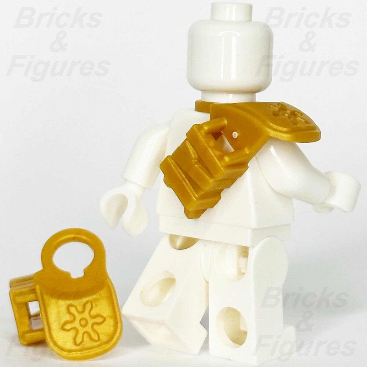 LEGO Ninjago 2 x Pearl Gold Ninja Scabbards for Katana Sword Parts 41162 New - Bricks & Figures