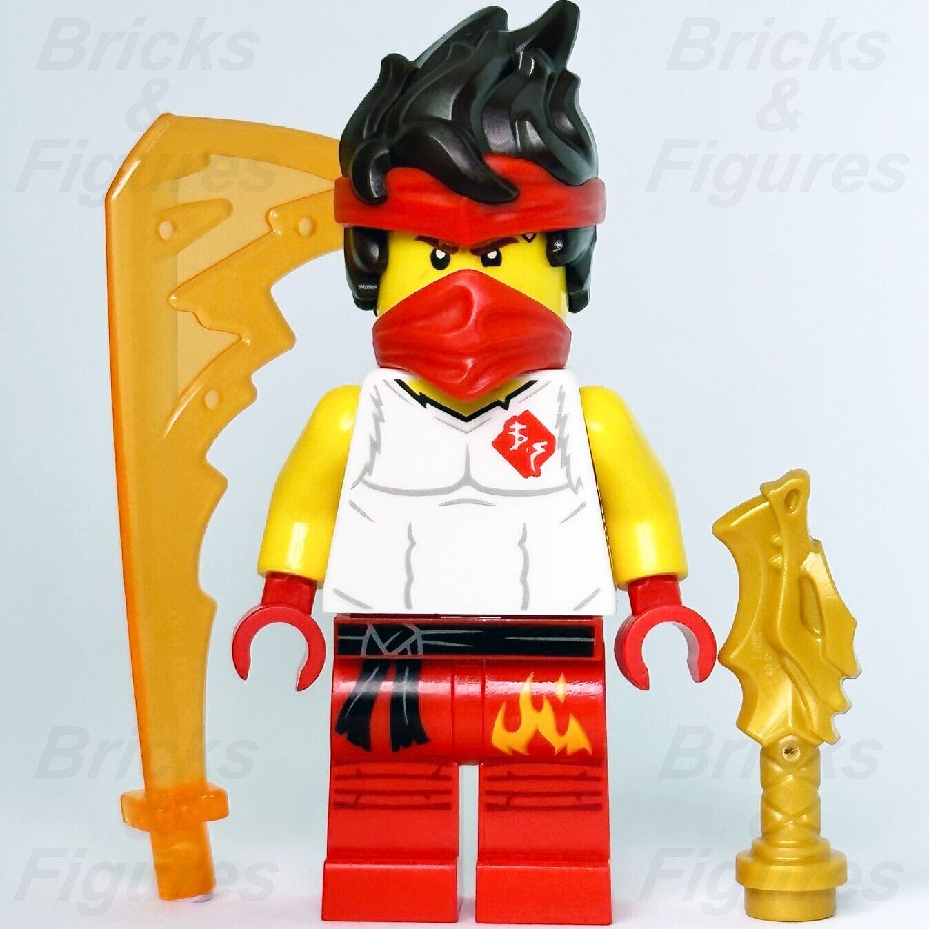 LEGO Ninjago Kai Legacy Minifigure Fire Ninja The Golden Weapons 71730 njo643 - Bricks & Figures