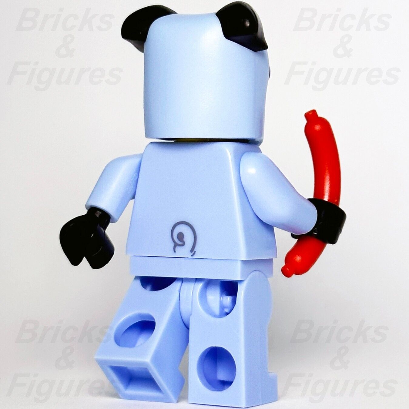 LEGO Pug Costume Guy Build-A-Minifigure with Hot Dog Part BAM 2021 hol245 Blue - Bricks & Figures