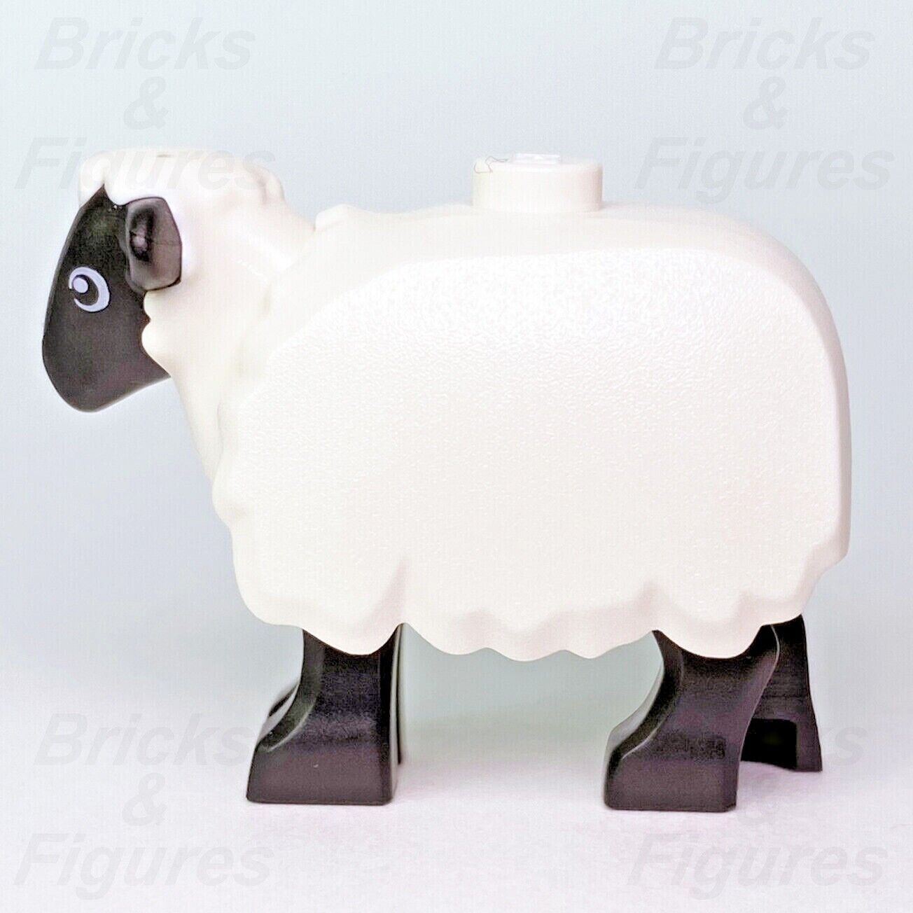 LEGO Sheep with Fleece / Wool City Town Farm Animal Part Minifigure 60346 New - Bricks & Figures