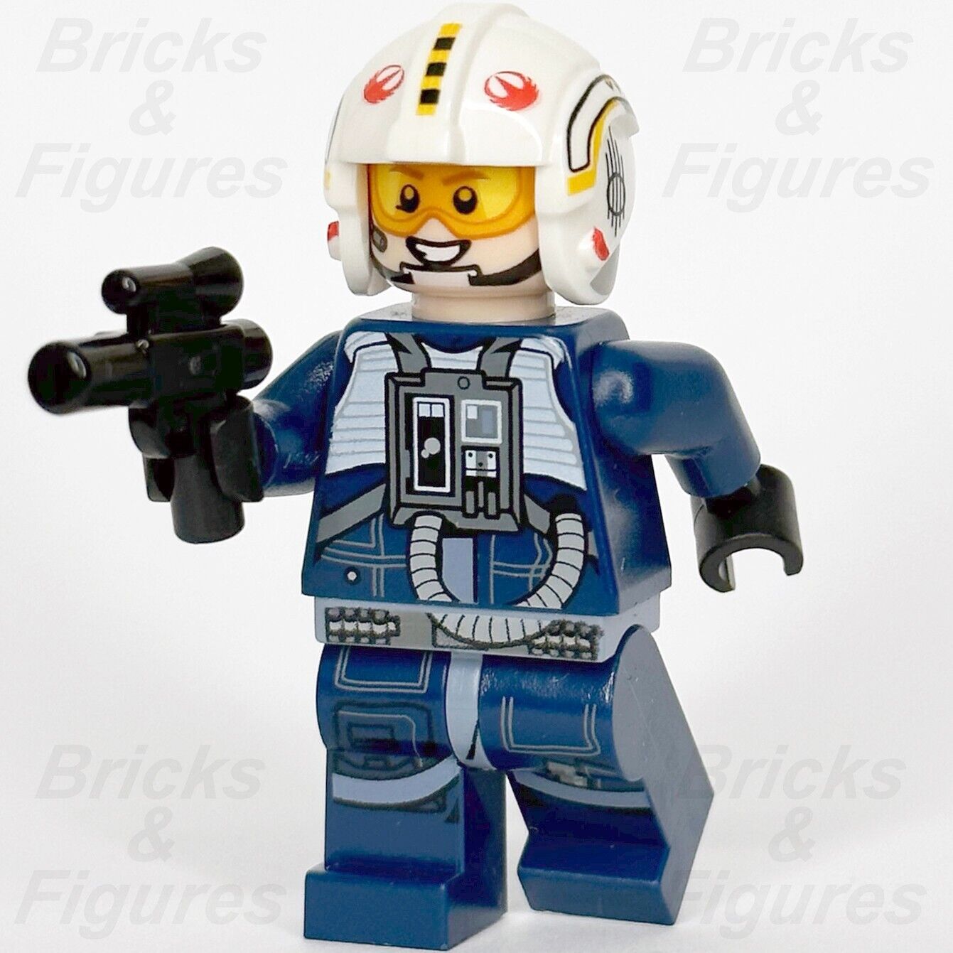 LEGO Star Wars Rebel Pilot Y-Wing Minifigure Rogue One Jumpsuit sw0801 75162 - Bricks & Figures