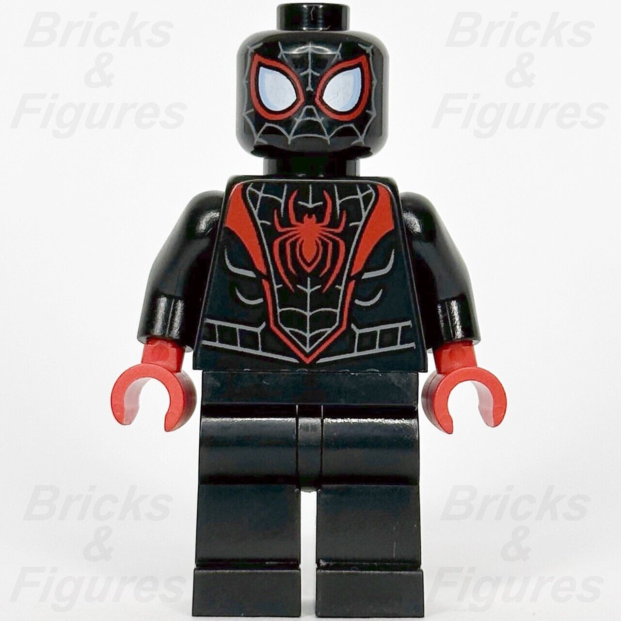 LEGO Super Heroes Miles Morales Spider-Man Minifigure Marvel 76244 sh855 - Bricks & Figures