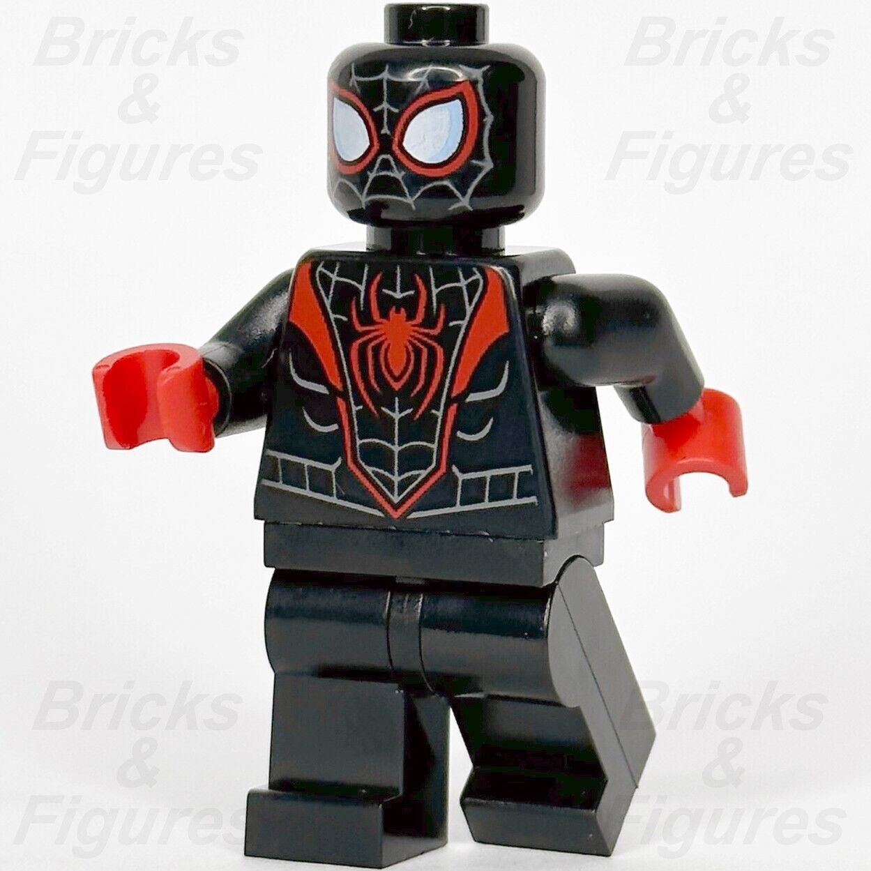 LEGO Super Heroes Miles Morales Spider-Man Minifigure Marvel 76244 sh855 - Bricks & Figures