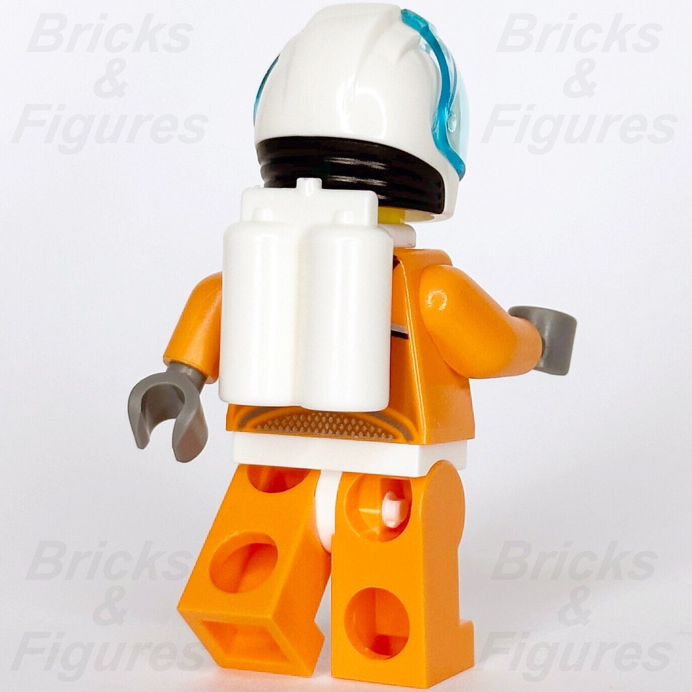 LEGO Town City Astronaut Male - Orange Spacesuit Minifigure 60225 6022