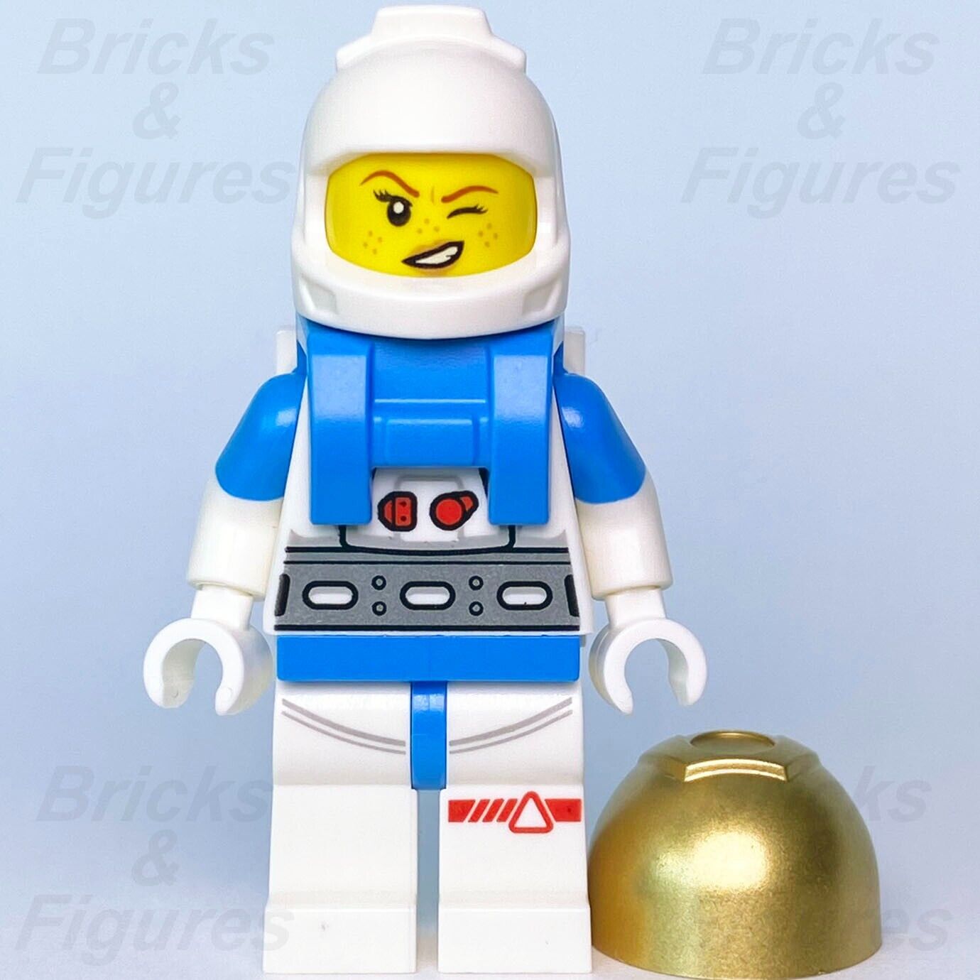 LEGO Town City Lunar Research Astronaut Female Space Port Minifigure 60350 New - Bricks & Figures