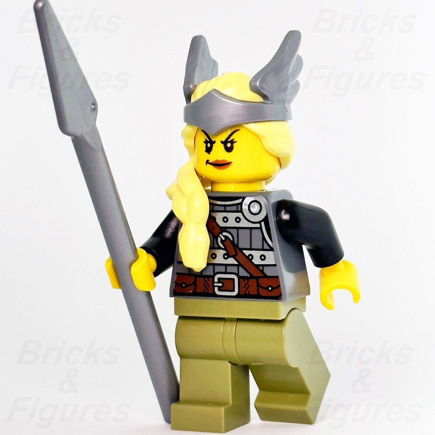 LEGO Viking Warrior Female Creator Minifigure with Diadem & Spear 31132 vik039 - Bricks & Figures