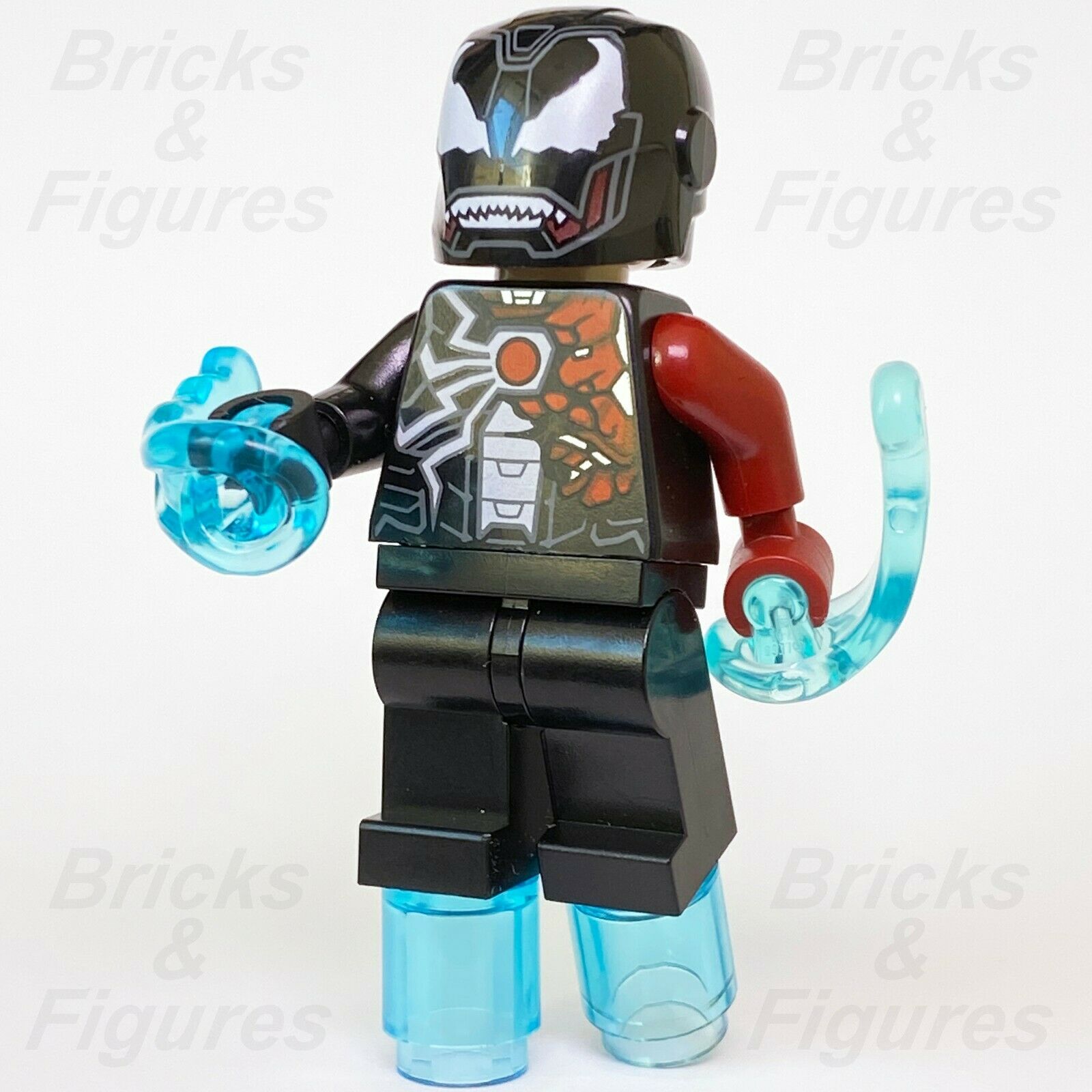 Marvel Spider-Man Super Heroes LEGO Iron Venom Tony Stark Minifigure 76163 - Bricks & Figures