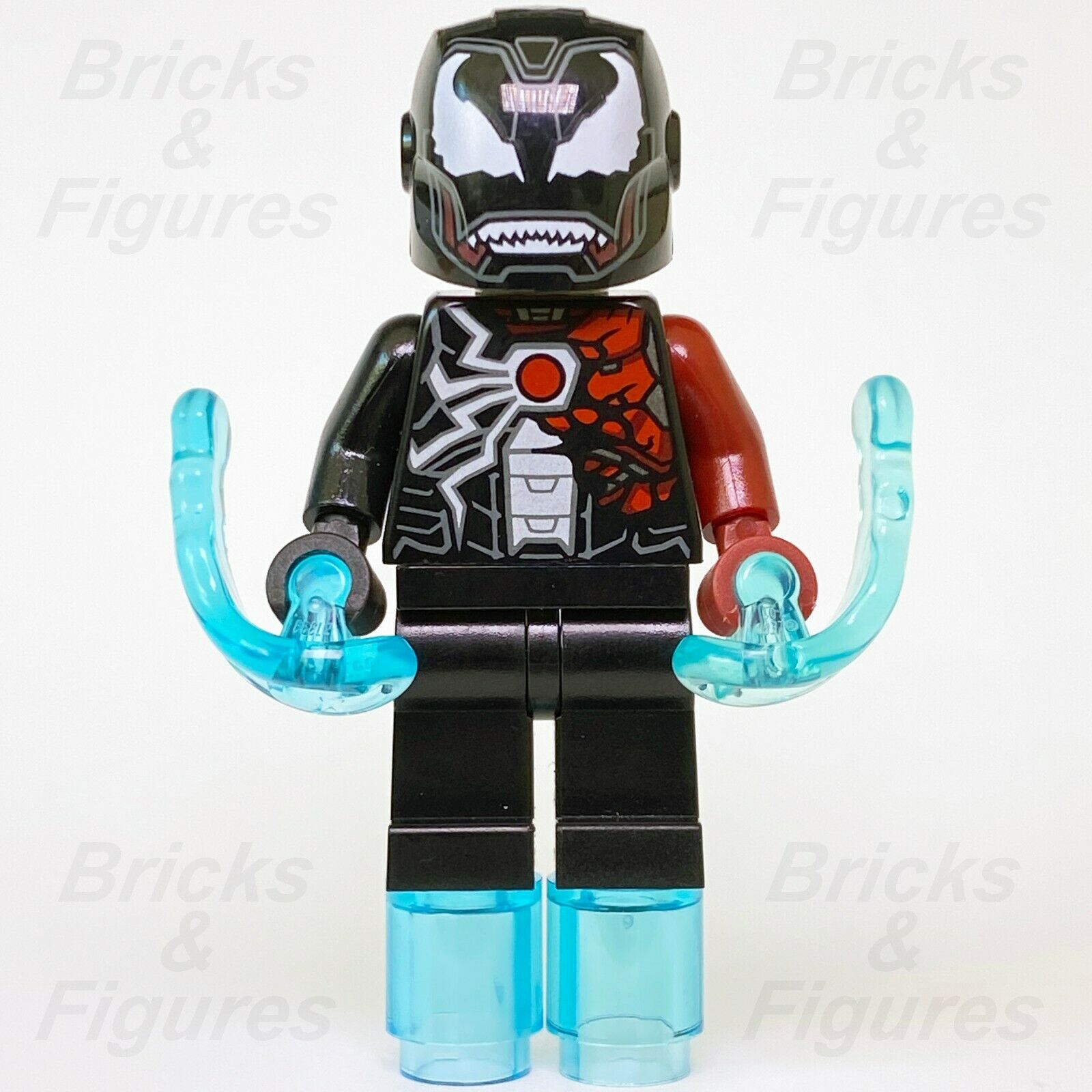 Marvel Spider-Man Super Heroes LEGO Iron Venom Tony Stark Minifigure 76163 - Bricks & Figures