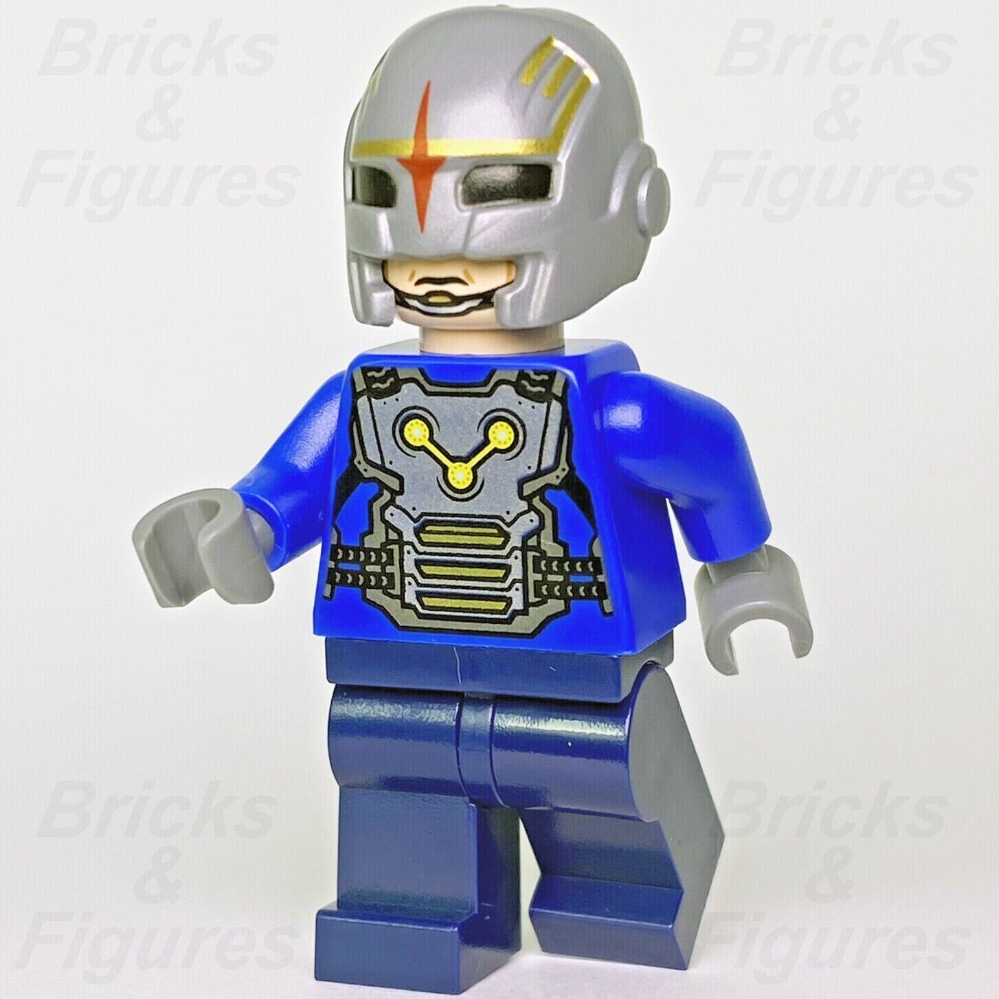 Marvel Super Heroes LEGO Nova Corps Officer Guardians Minifigure 76019 sh128 - Bricks & Figures