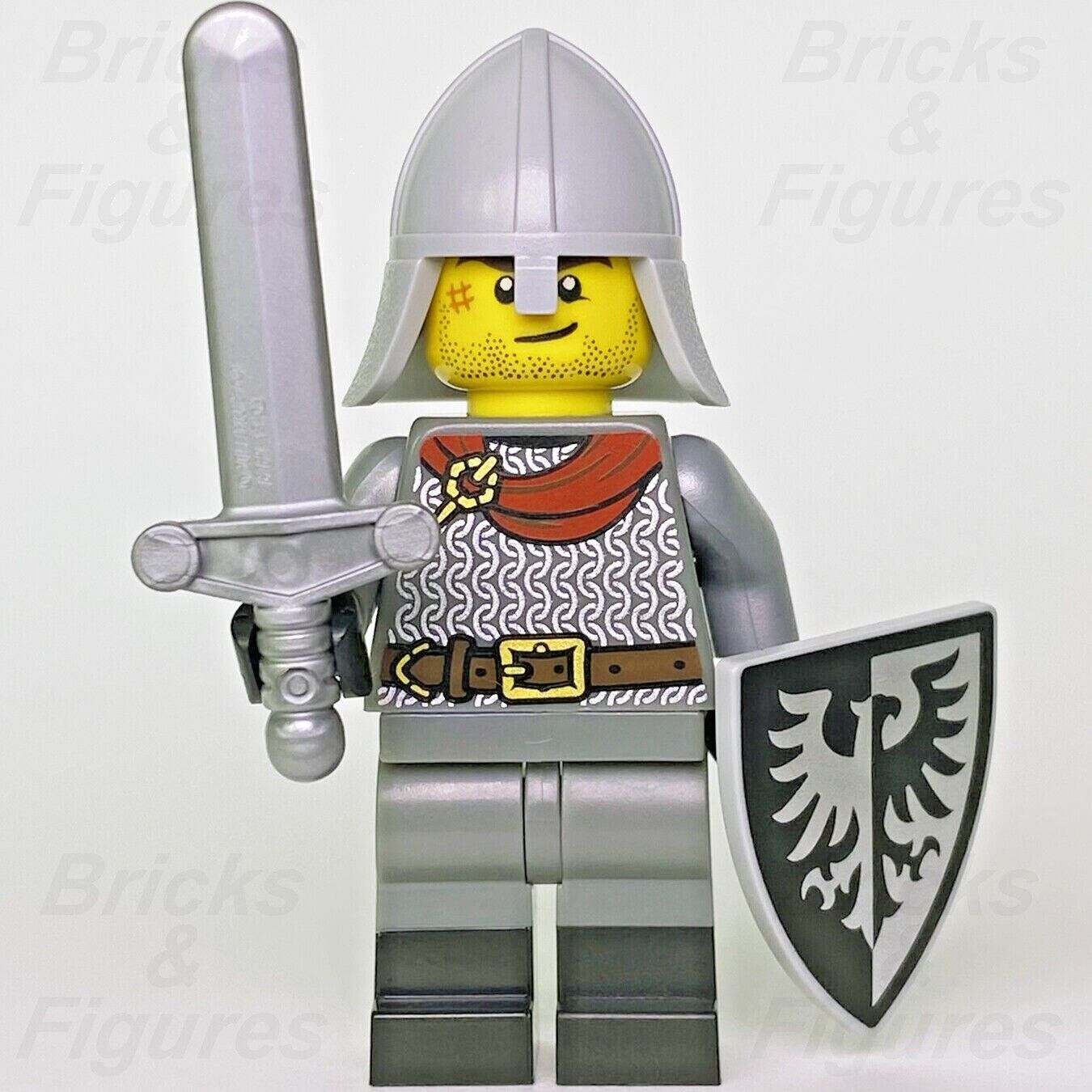 New Castle LEGO Black Falcon Knight Build-A-Minifigure BAM Exclusive Minifigure - Bricks & Figures