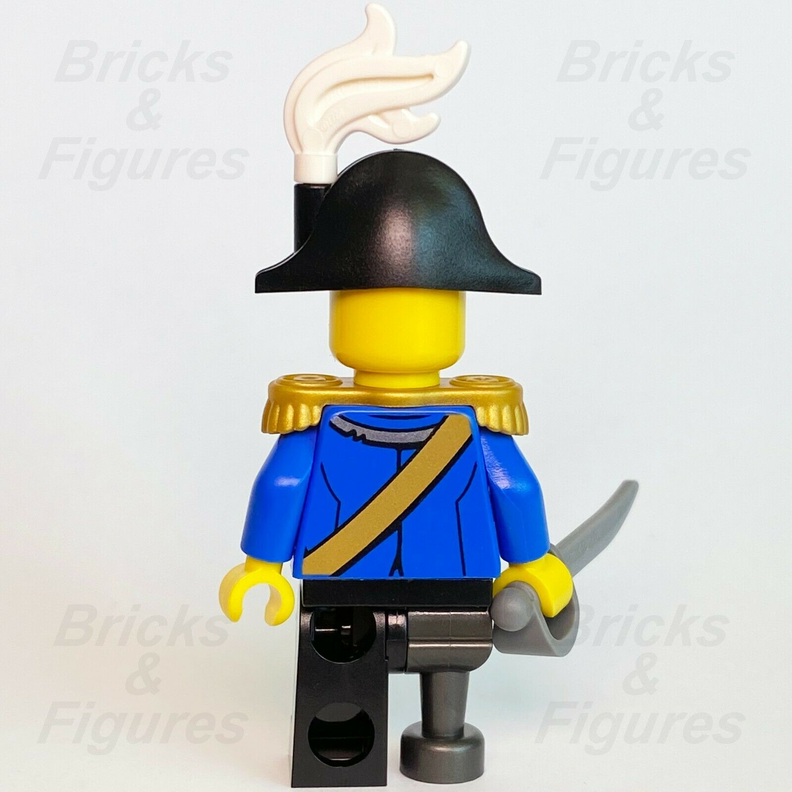 New Creator LEGO Pirate Captain with Blue Jacket & Sword Minifigure 31