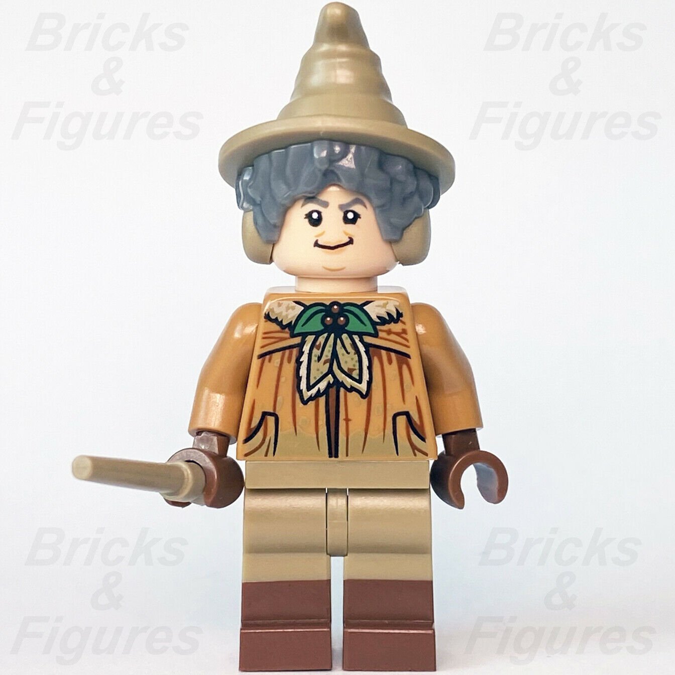 New Harry Potter LEGO Professor Pomona Sprout Witch Minifigure 76384 - Bricks & Figures