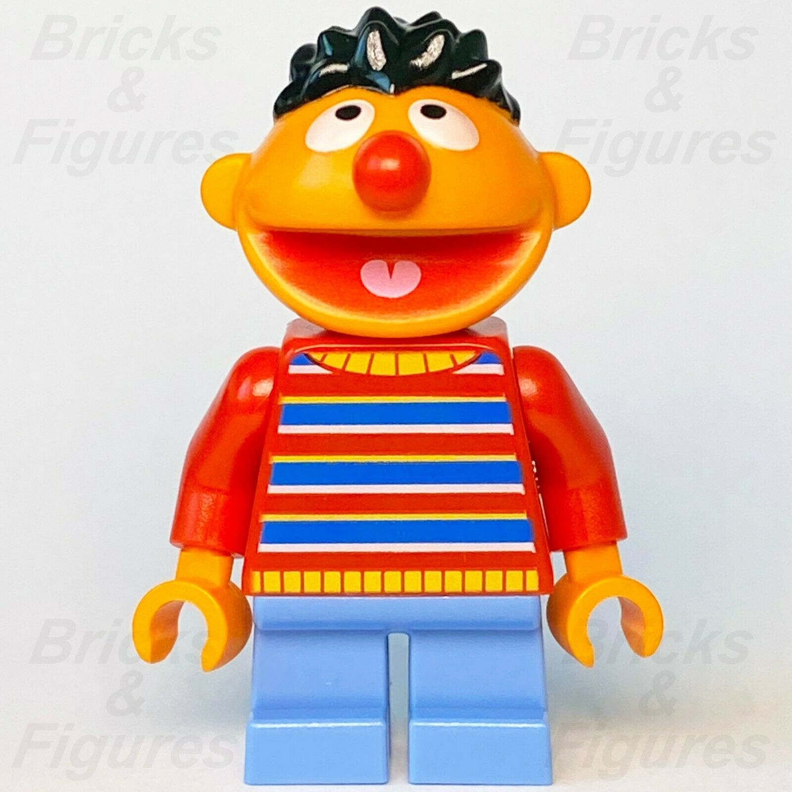 New Ideas LEGO Ernie 123 Sesame Street Minifigure from set 21324 Minifig - Bricks & Figures