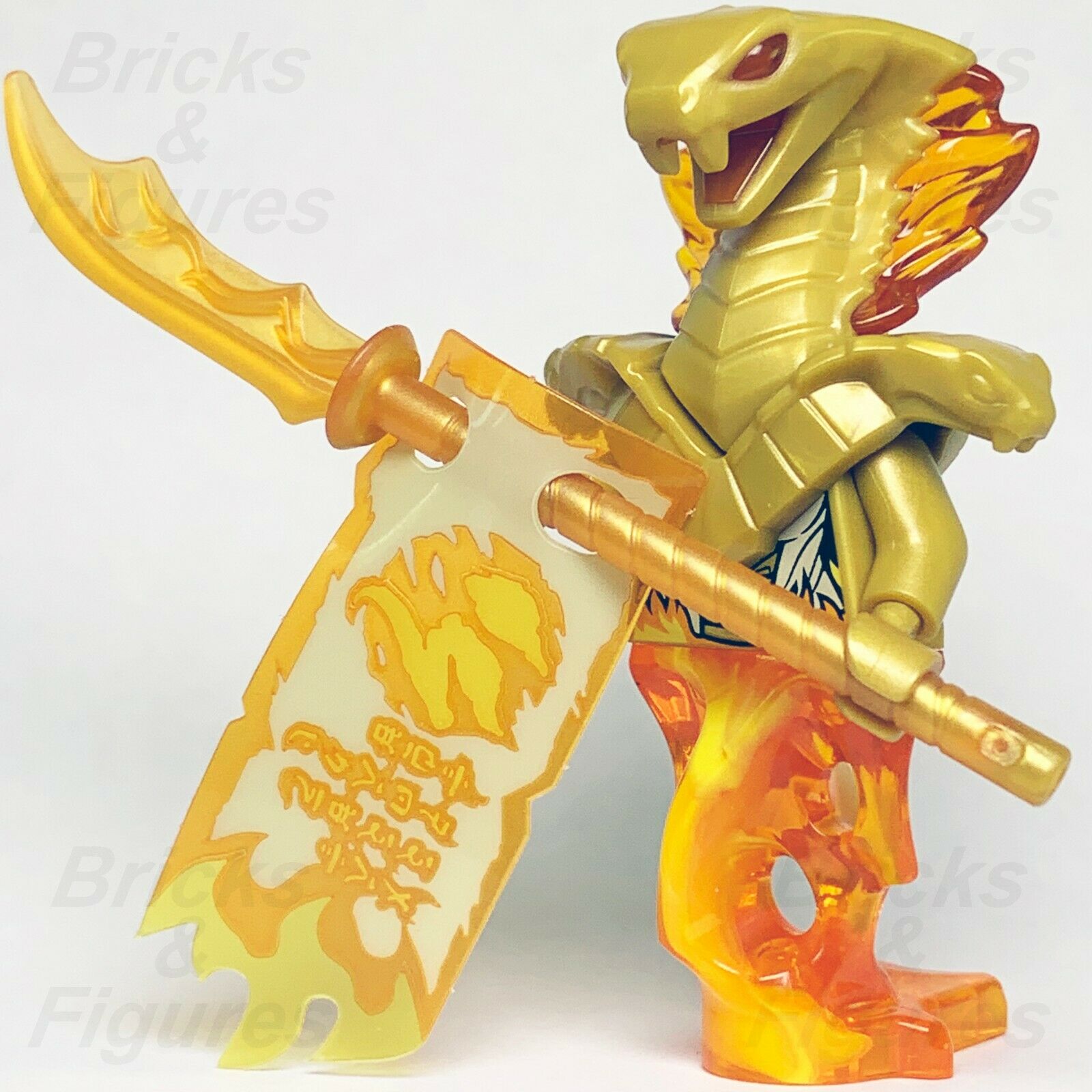 New Ninjago LEGO Aspheera Pyro Snake Forbidden Spinjitsu Minifig 70677 70674 - Bricks & Figures