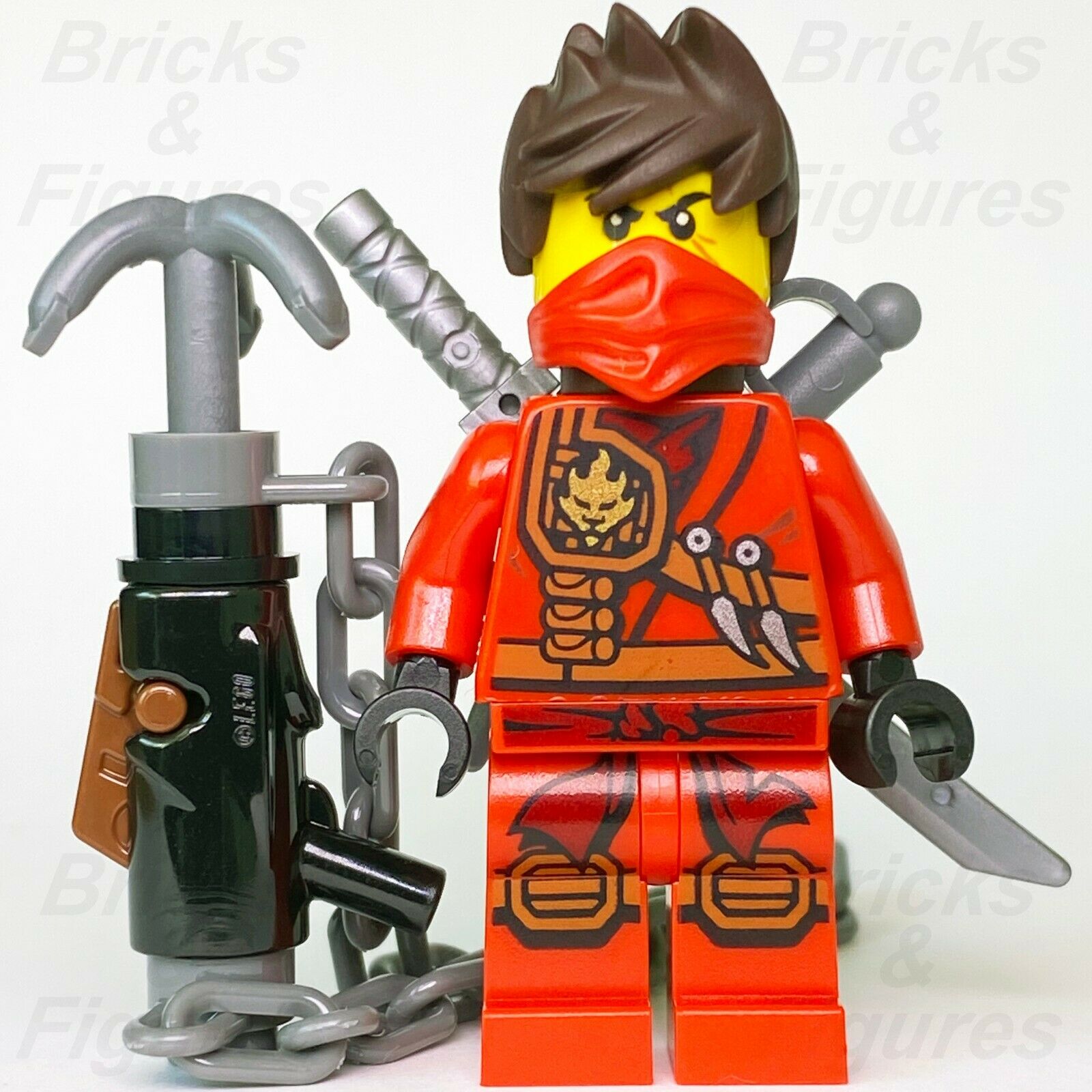 New Ninjago LEGO Kai Red Fire Ninja Tournament of Elements Minifigure 891609 - Bricks & Figures