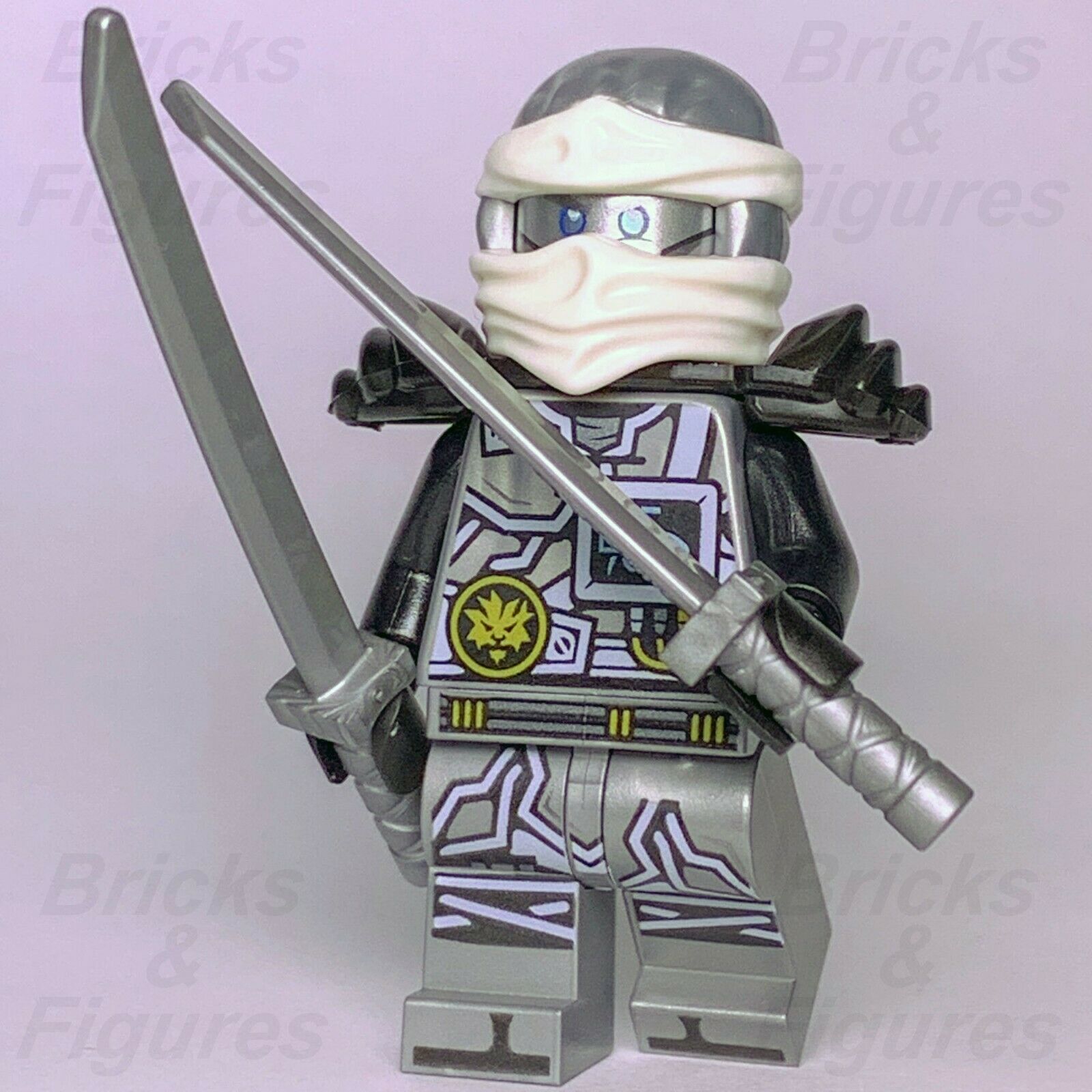 New Ninjago LEGO Ninja Zane Hands of Time Minifigure from Genuine Set 70624 - Bricks & Figures