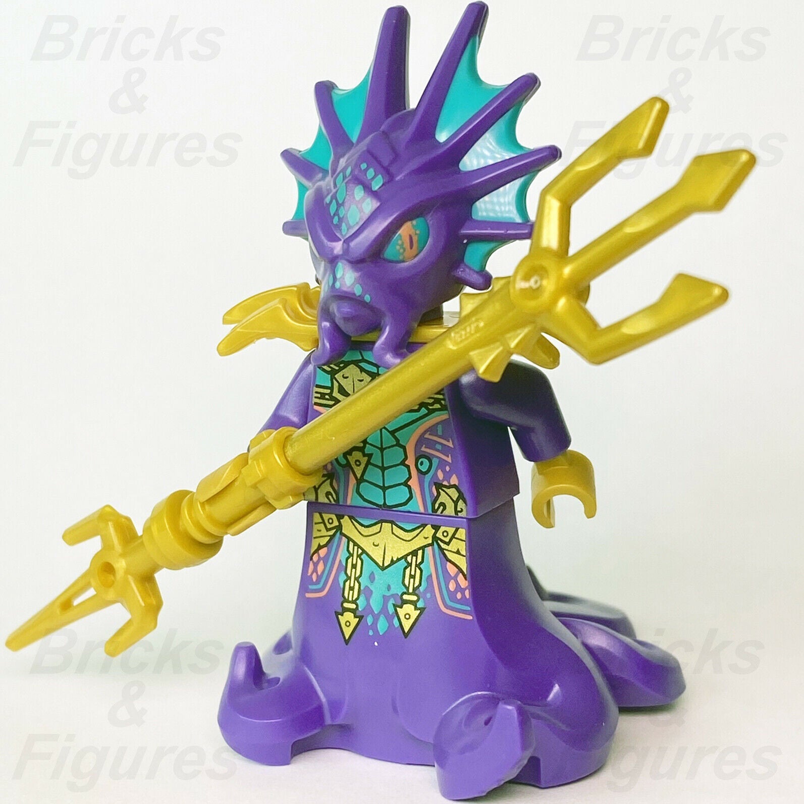 New Ninjago LEGO Prince Kalmaar Seabound Minifigure 71756 71754 71755 njo697 - Bricks & Figures