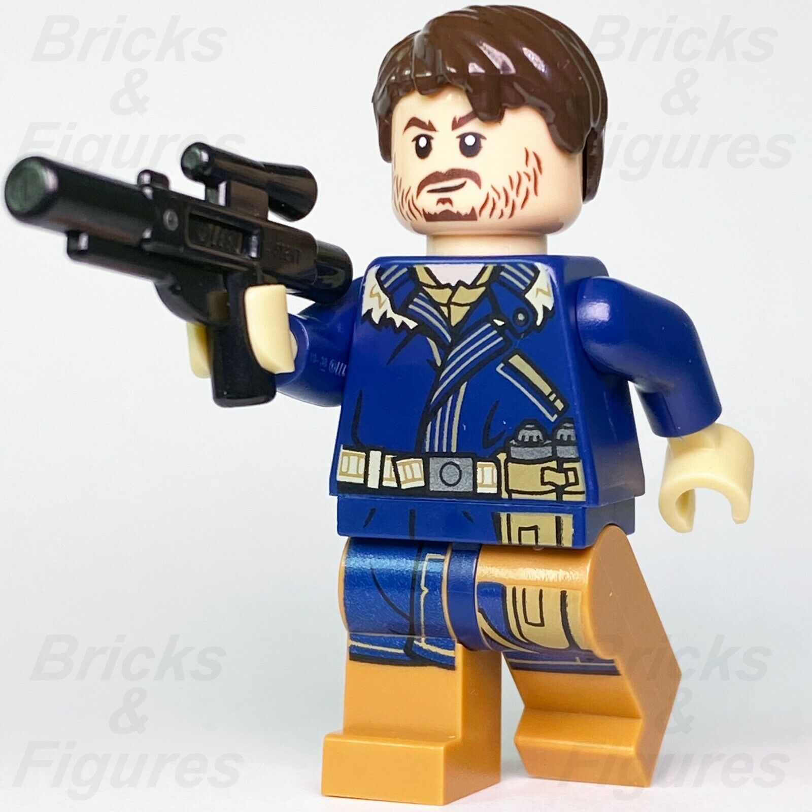 New Star Wars LEGO Cassian Andor Resistance Rogue One Minifigure 75155 - Bricks & Figures