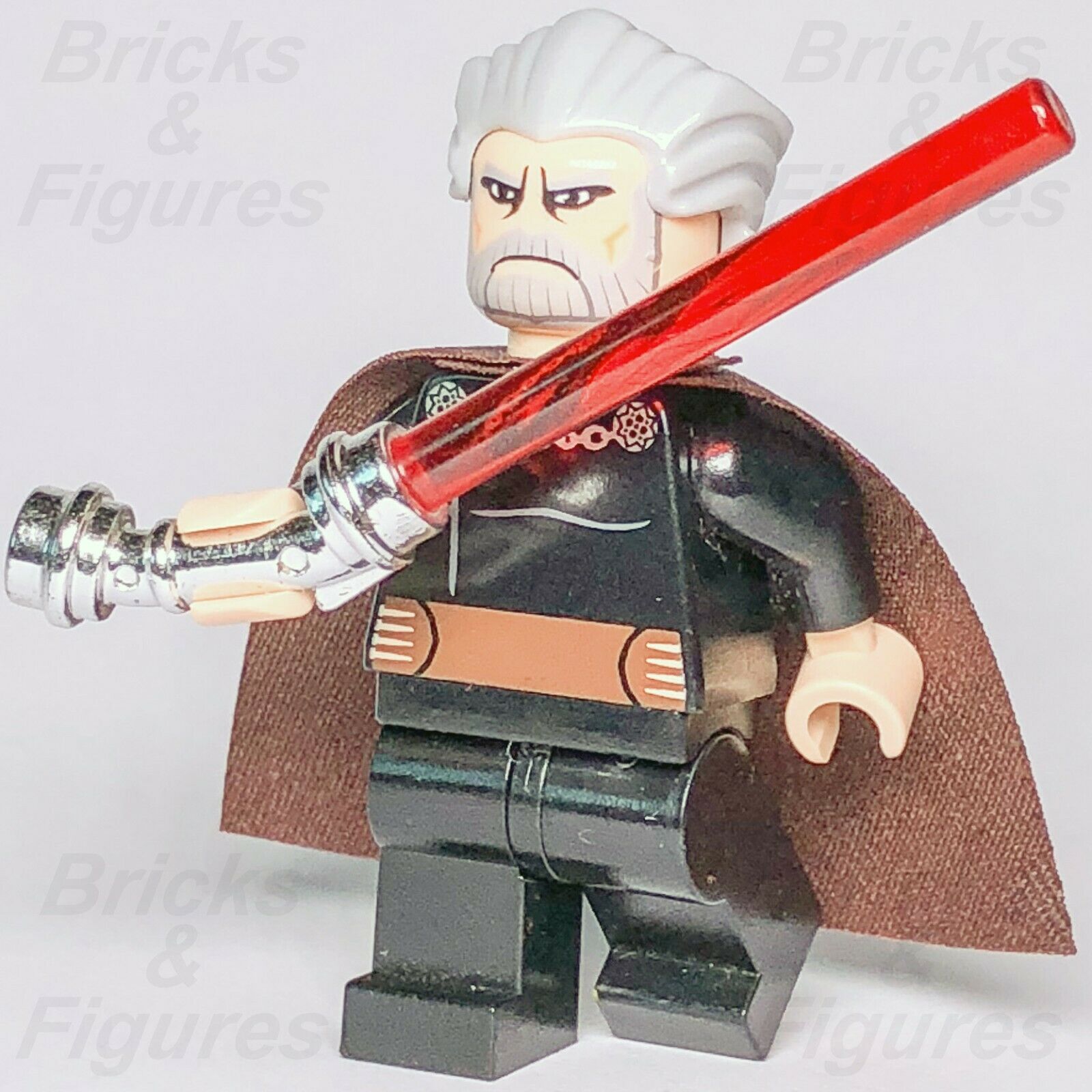 New Star Wars LEGO Count Dooku Sith Lord The Clone Wars Minifigure 7752 9515 - Bricks & Figures