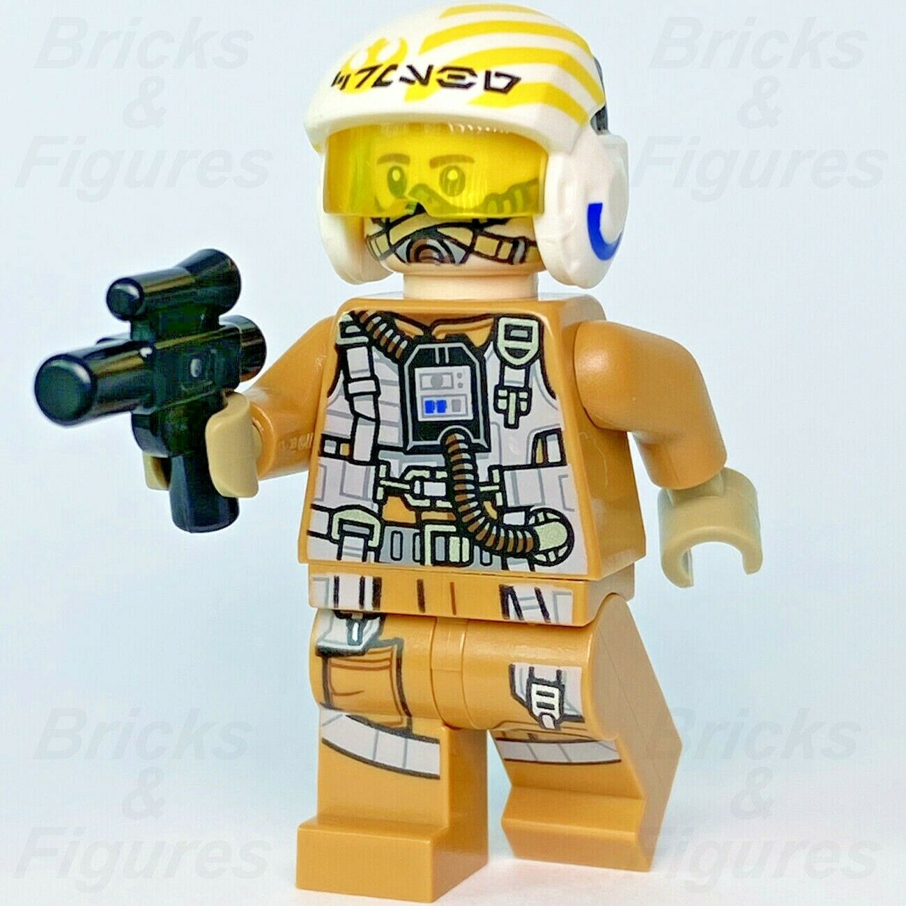 New Star Wars LEGO Resistance Bomber Pilot Rise of Skywalker Minifigure 75188 - Bricks & Figures