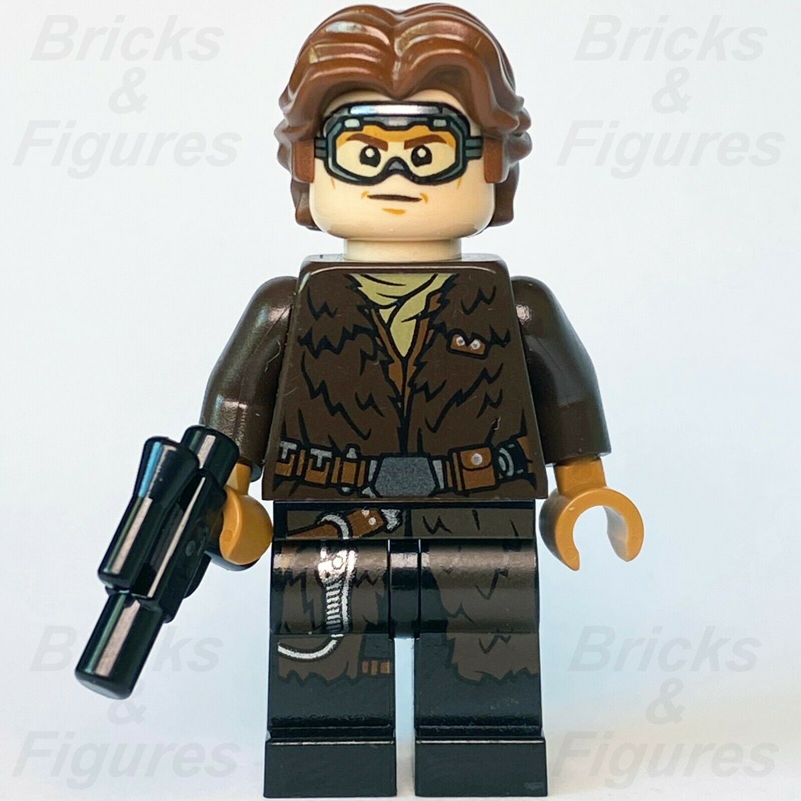 New Star Wars LEGO Young Han Solo with Fur Coat & Googles Minifigure 75217 - Bricks & Figures