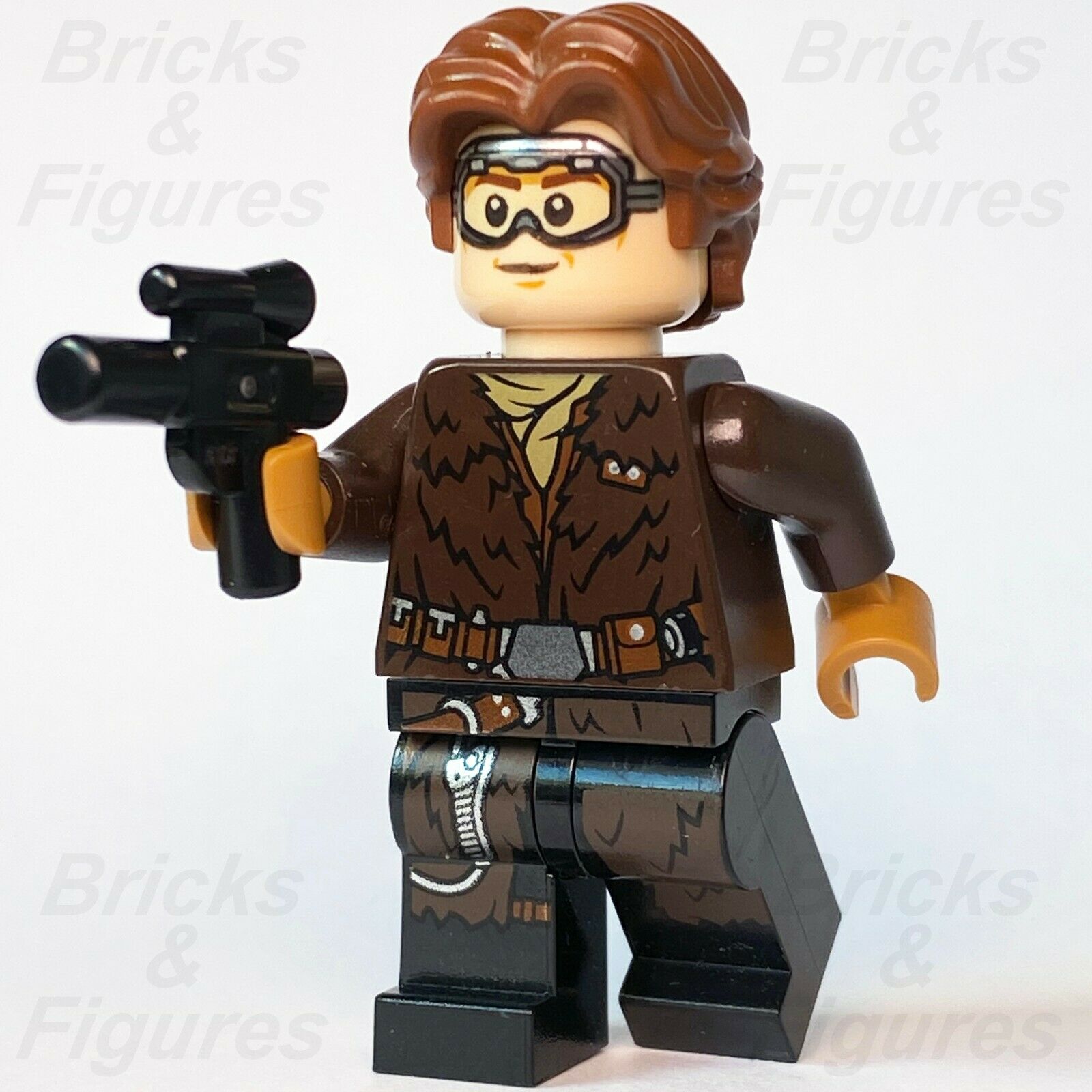 New Star Wars LEGO Young Han Solo with Fur Coat & Googles Minifigure 75217 - Bricks & Figures