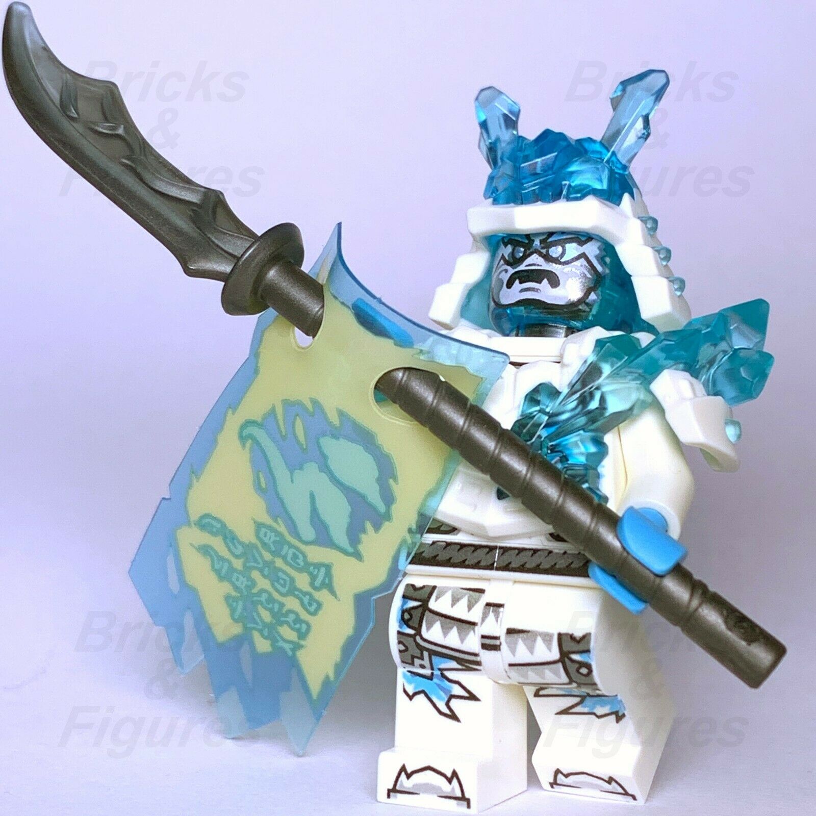 Ninjago LEGO Blizzard Ice Emperor Zane Ninja Minifigure from set 70678 Genuine - Bricks & Figures