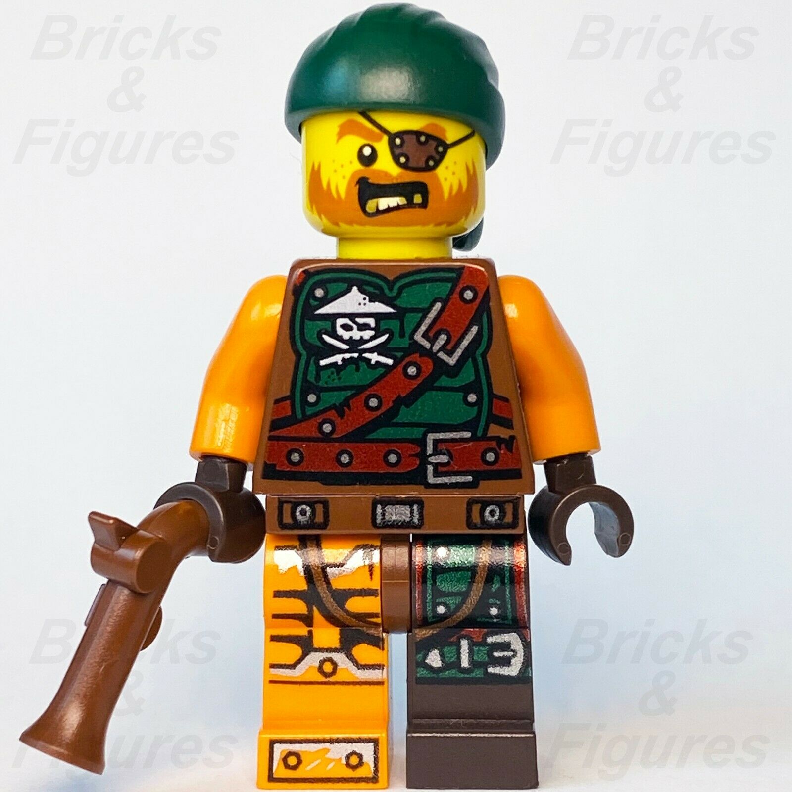 Ninjago LEGO Bucko Pirate with Gun Skybound Minifigure 70599 70605 70593 30421 - Bricks & Figures