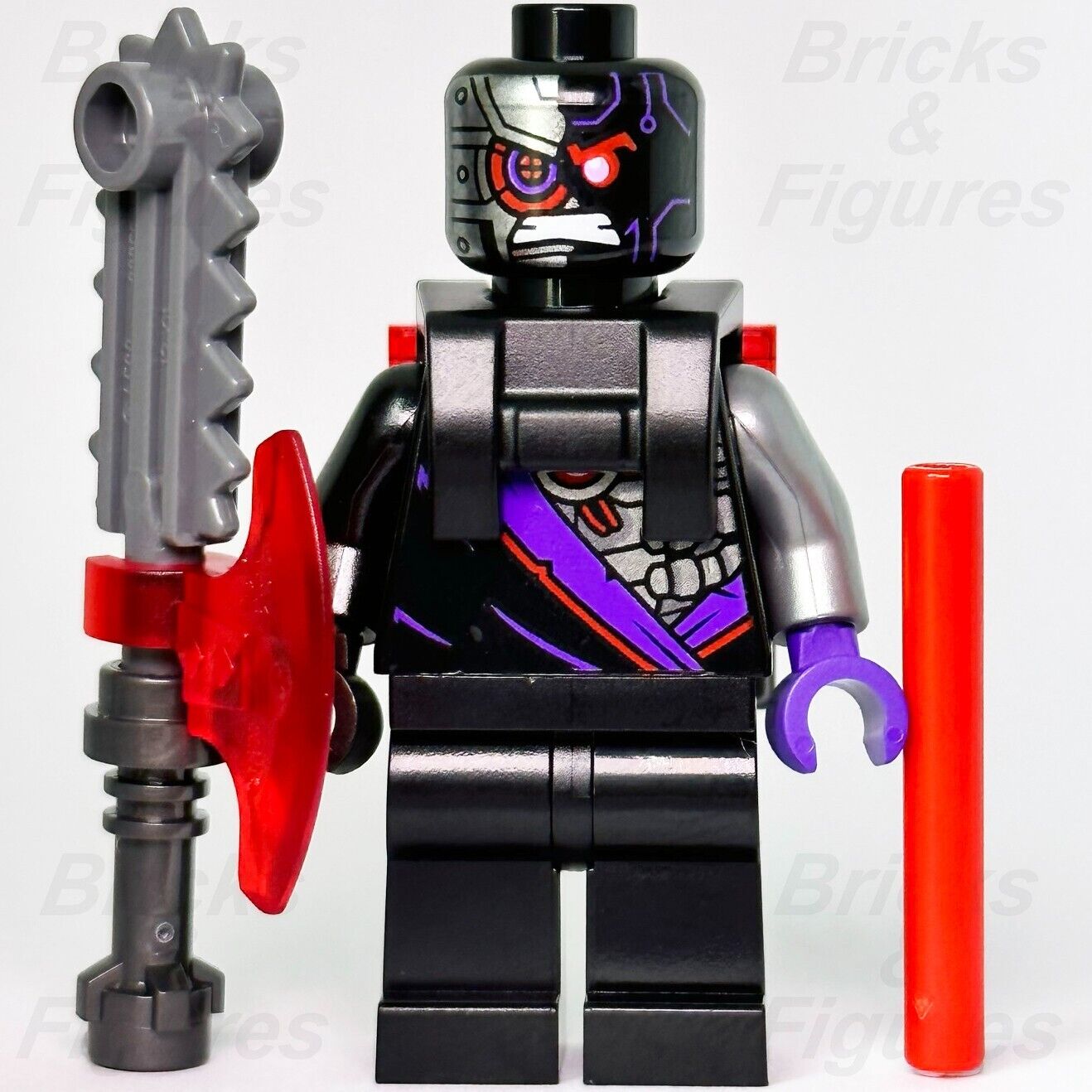 Ninjago LEGO Nindroid Minifigure Legacy Robot Ninja Droid Minifig 112216 njo750 - Bricks & Figures