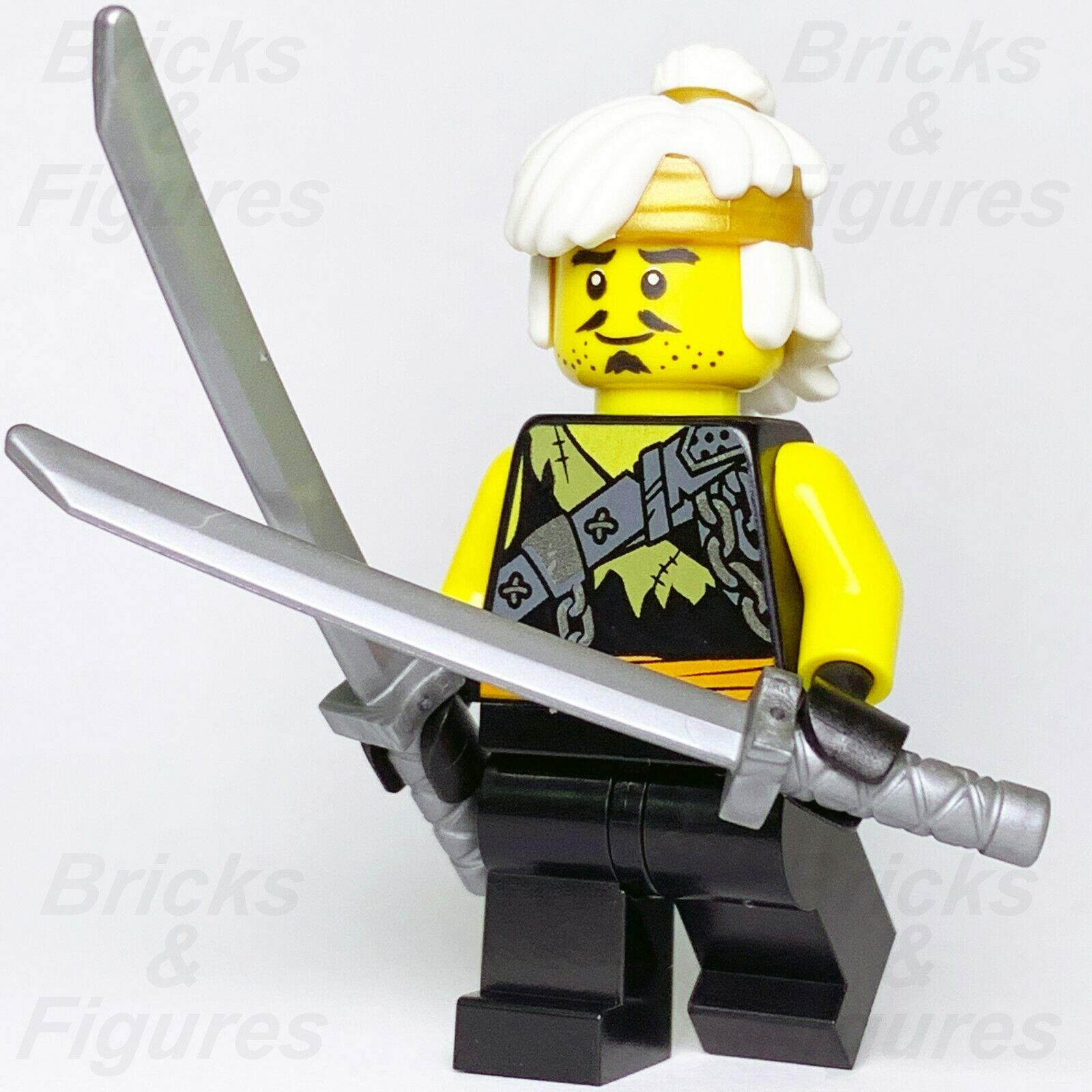 Ninjago LEGO Ninja Sensei Wu (Teen) Dragon Hunter Disguise Hunted Minifig 70654 - Bricks & Figures