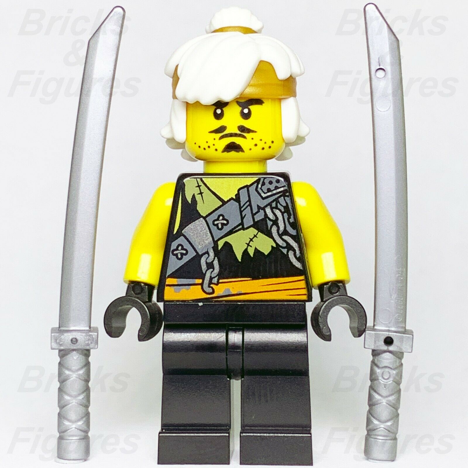 Ninjago LEGO Ninja Sensei Wu (Teen) Dragon Hunter Disguise Hunted Minifig 70654 - Bricks & Figures