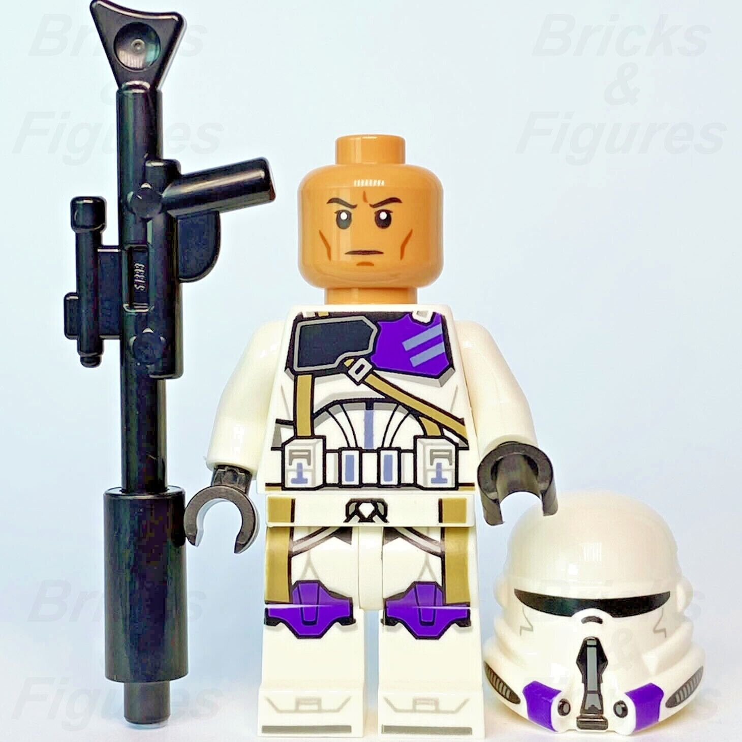 Star Wars LEGO 187th Legion Clone Commander Trooper Clone Wars Minifigure 75342 - Bricks & Figures