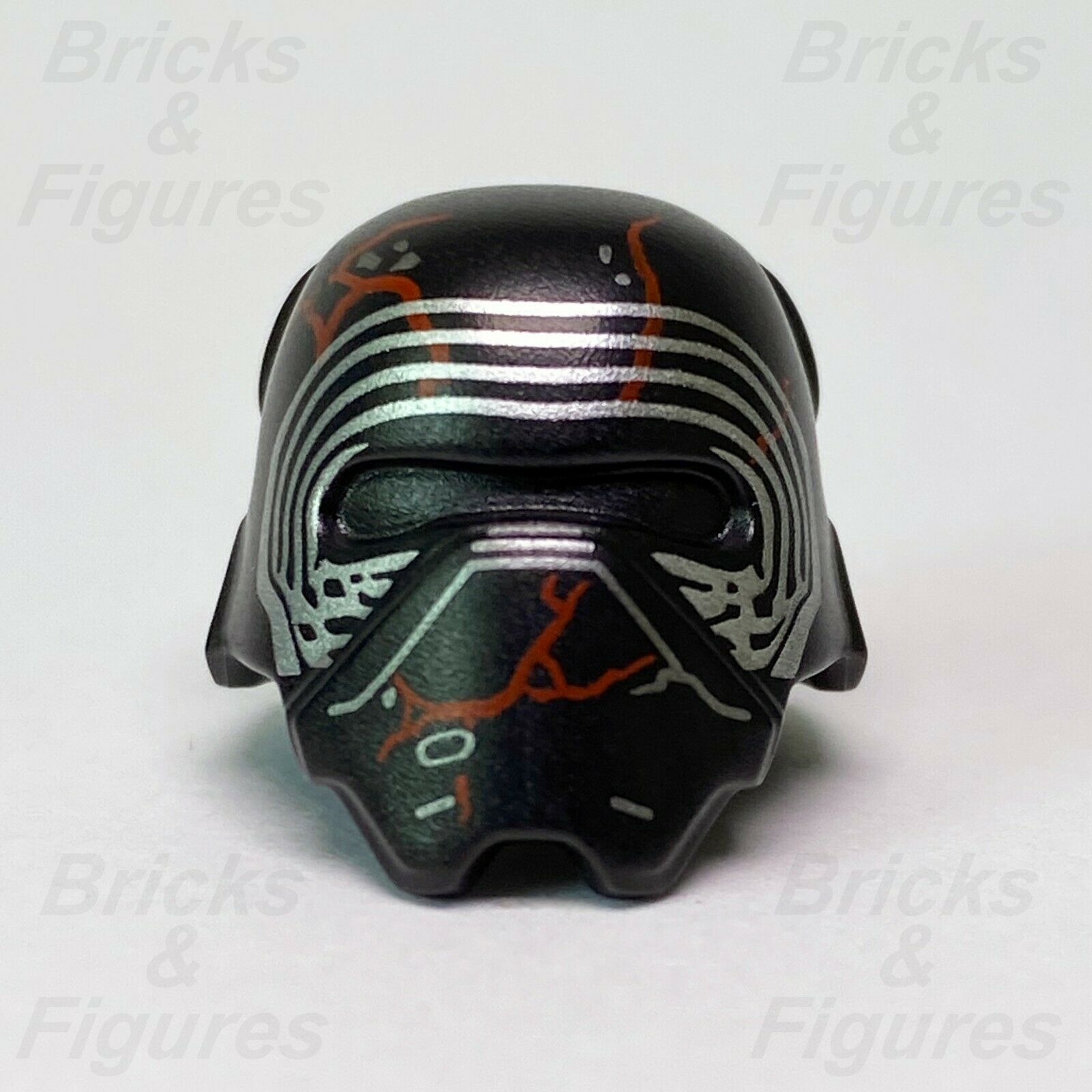 Star Wars LEGO Kylo Ren's Reforged First Order Sith Cracked Helmet 75264 75256 - Bricks & Figures