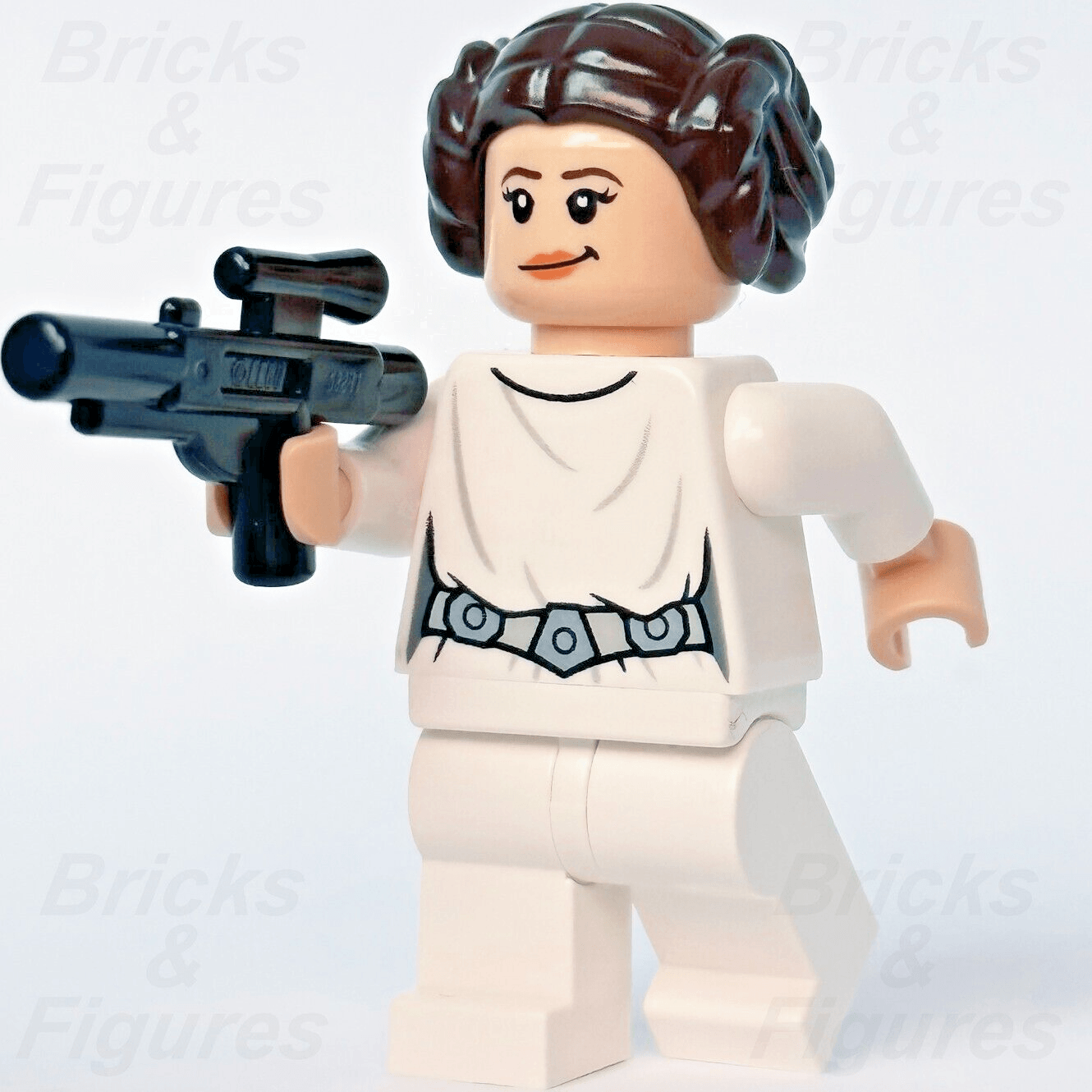 Star Wars LEGO Princess Leia White Dress Outfit Minifigure 75159 sw0779 Minifig - Bricks & Figures